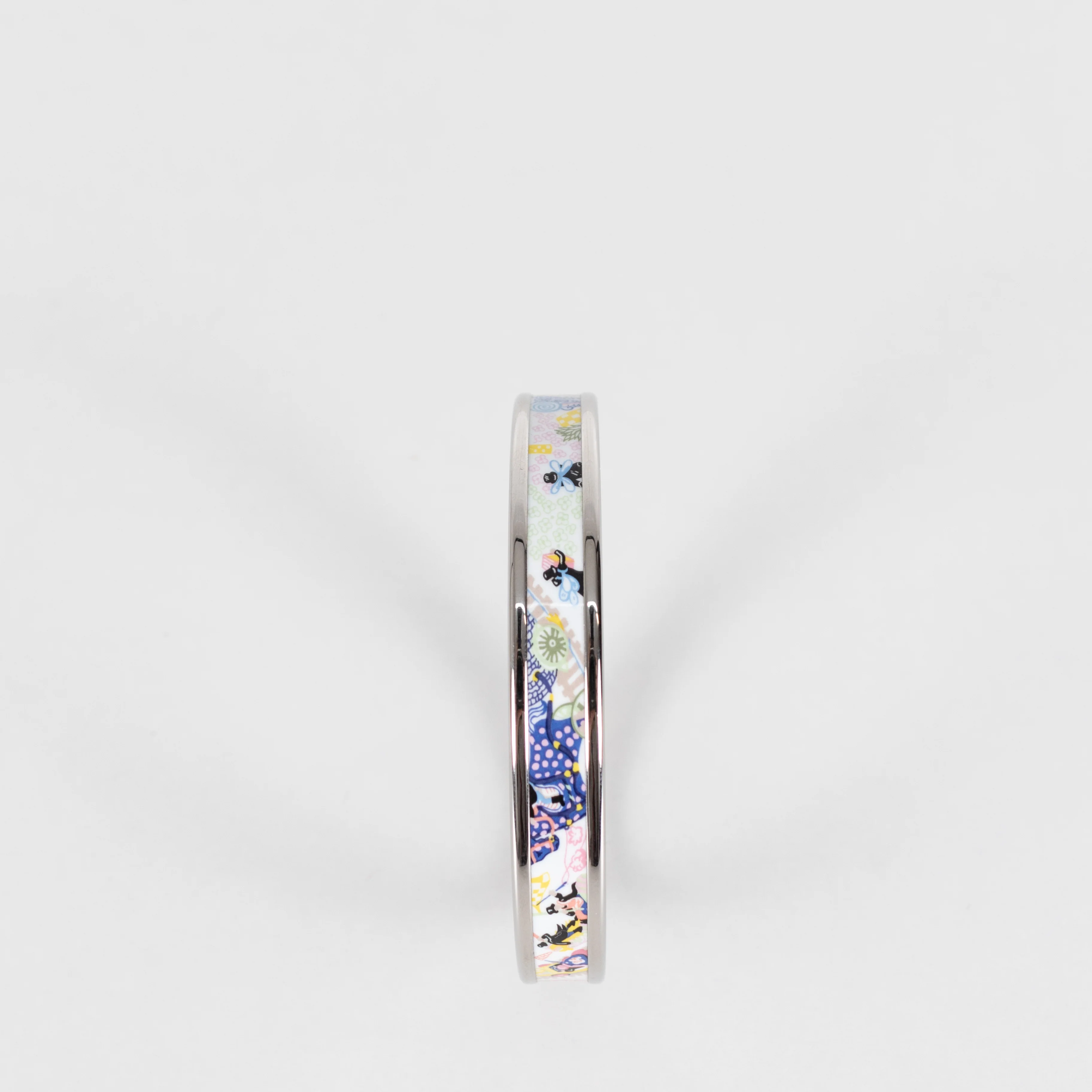 Hermes Purple Jungle Camouflage Enamel Bangle - Image 5