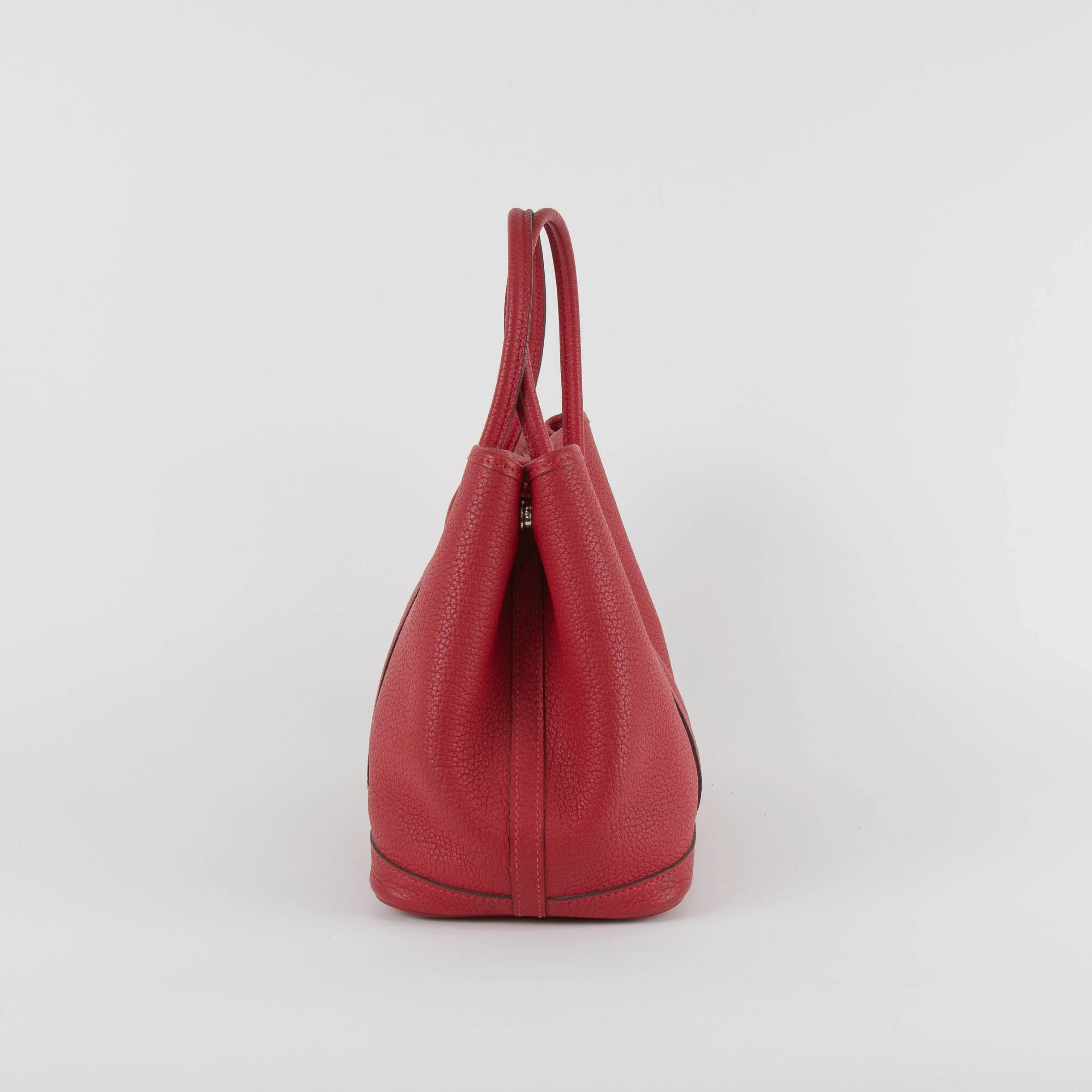 Hermes Rouge Garden Party 30 Togo Leather Bag - Image 6
