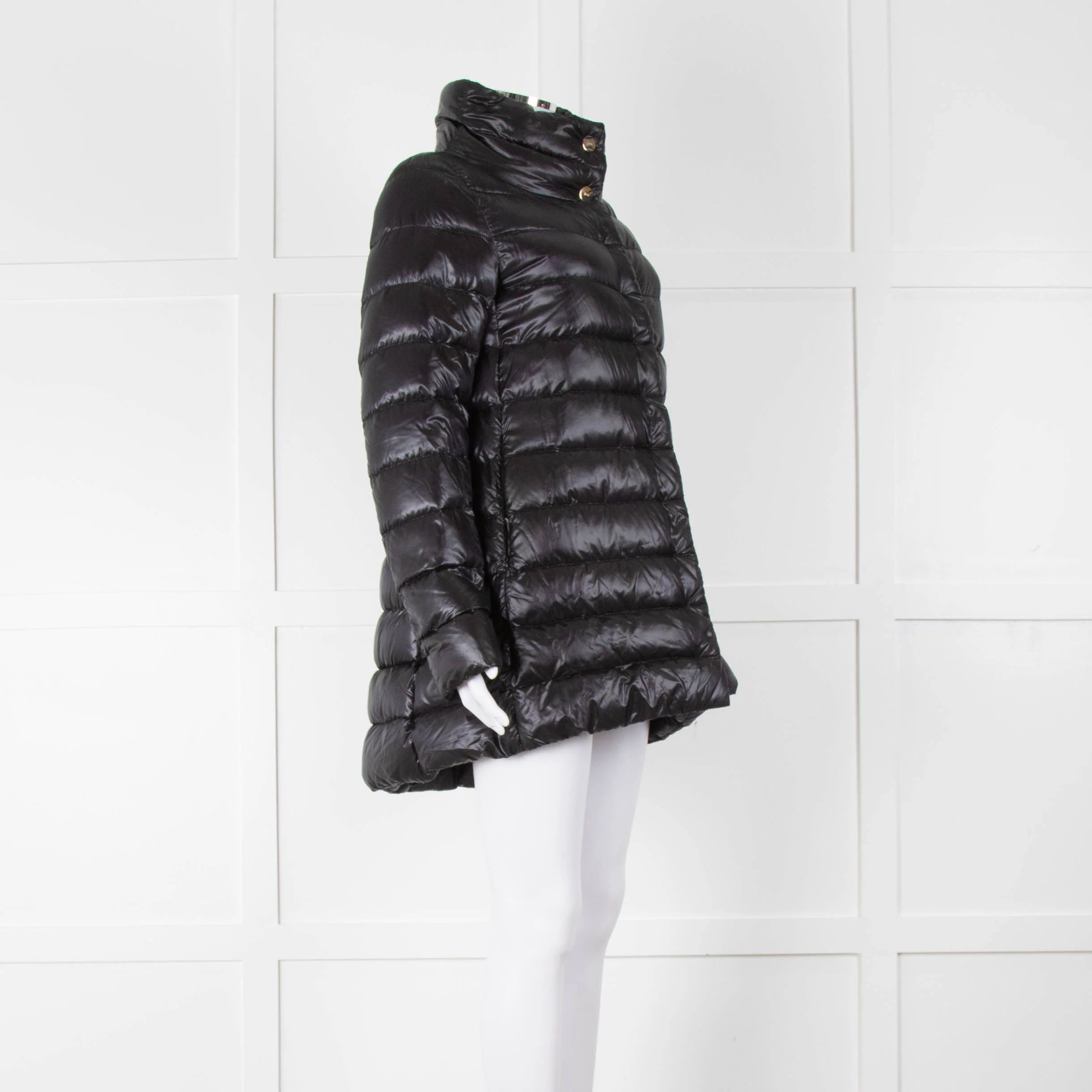 Herno Amelia Black Puffer Coat - Image 2