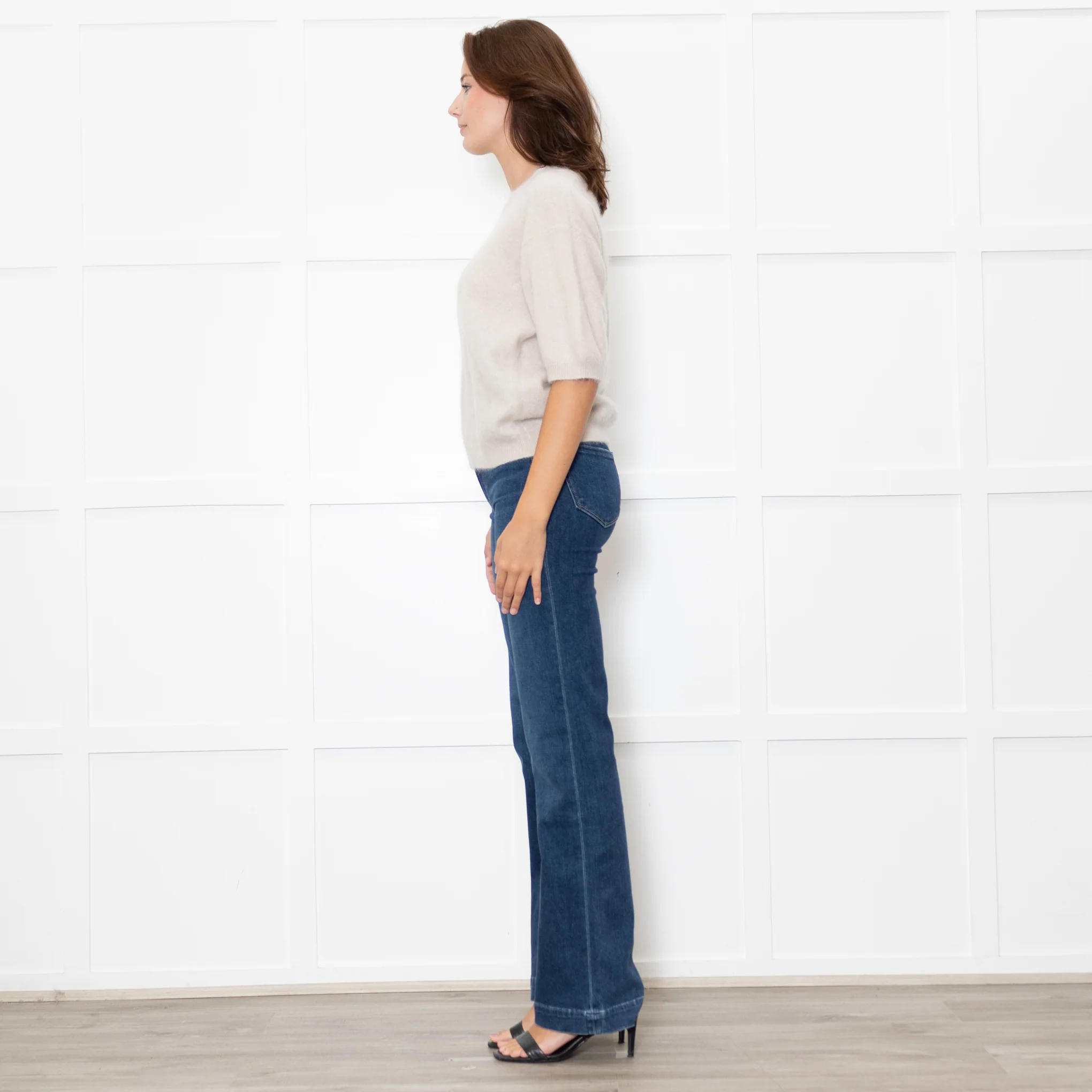 Herzen's Angelegenheit Cream Mohair Short Sleeve Jumper - Image 4
