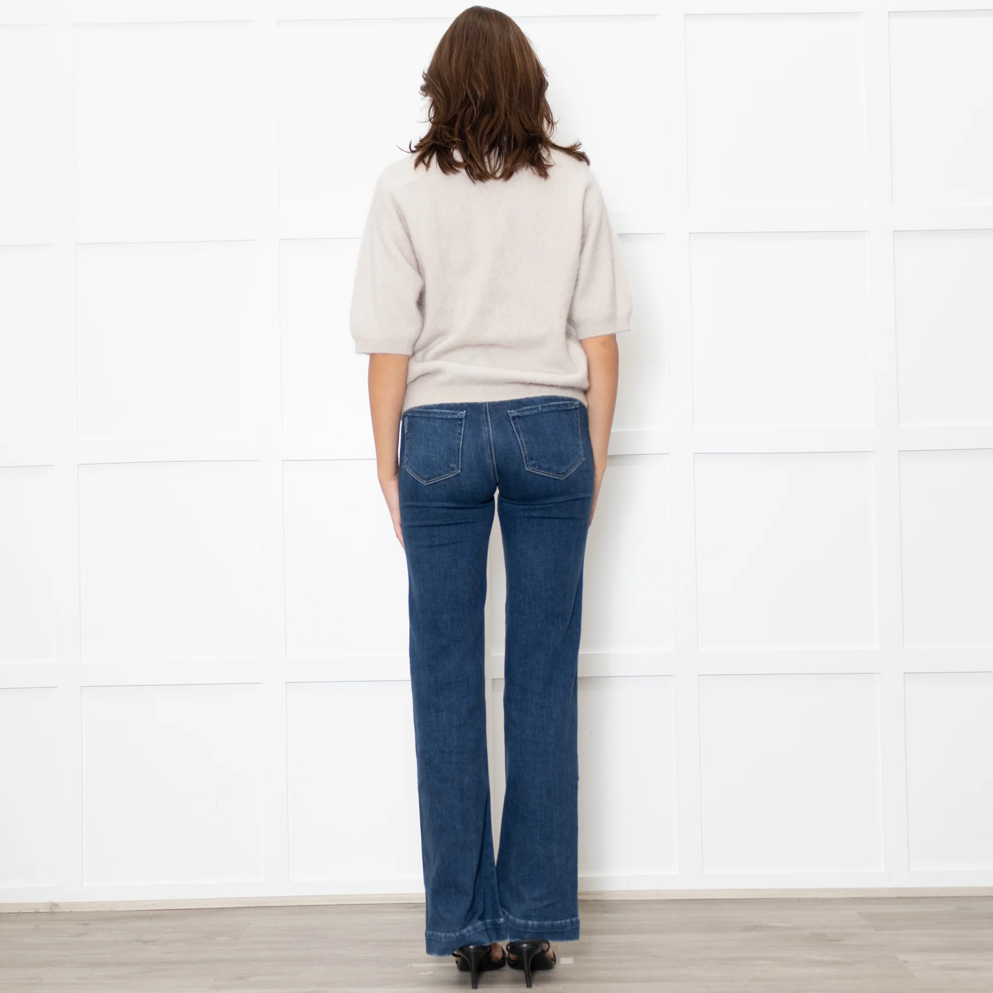 Herzen's Angelegenheit Cream Mohair Short Sleeve Jumper - Image 5