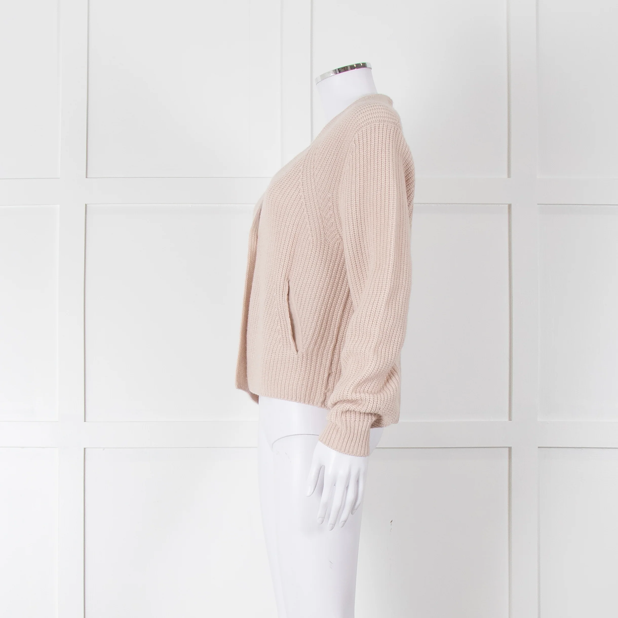 Herzen's Angelegenheit Nude Cable Short Cardigan - Image 7