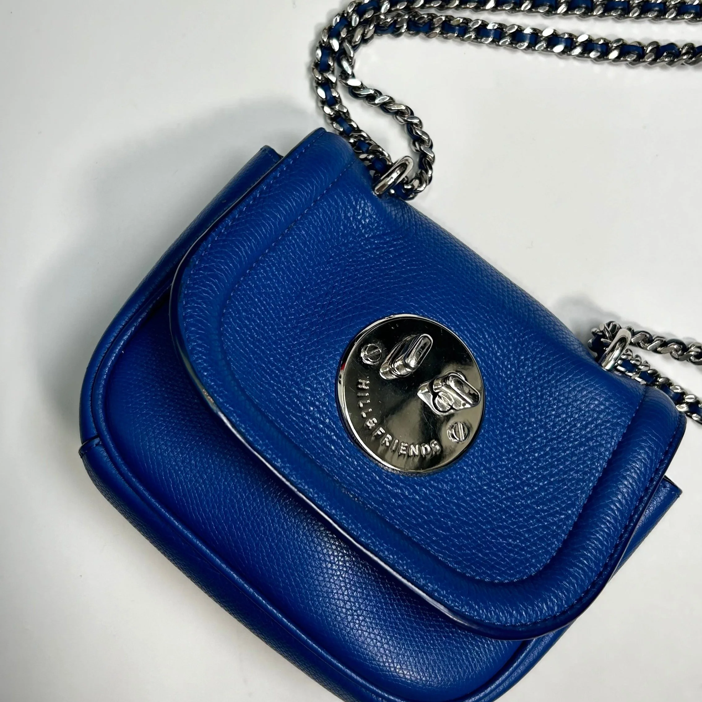 Hill And Friends Blue Silver Tweency Crossbody Bag - Image 2