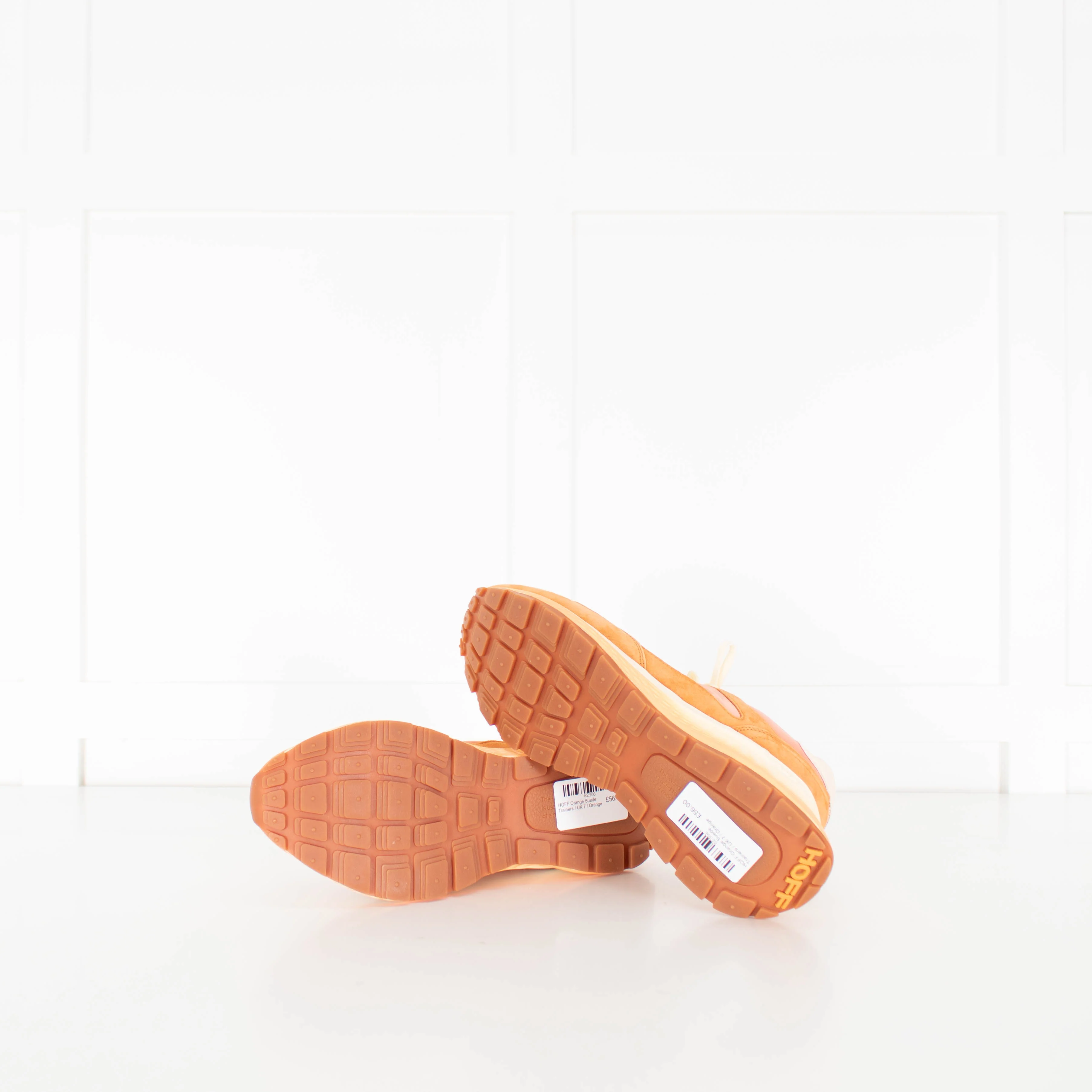 HOFF Orange Suede Trainers - Image 3