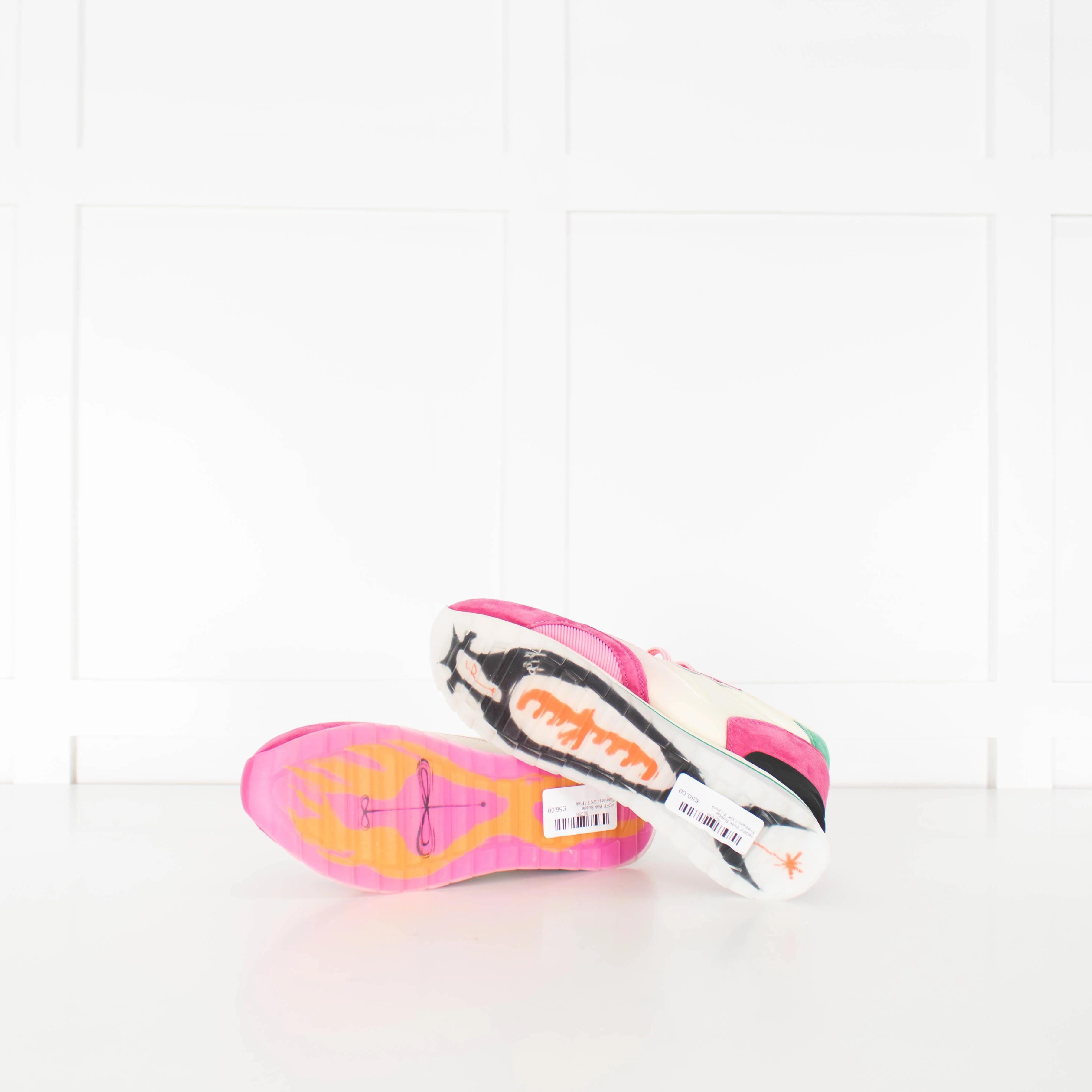 HOFF Pink Suede Trainers - Image 3