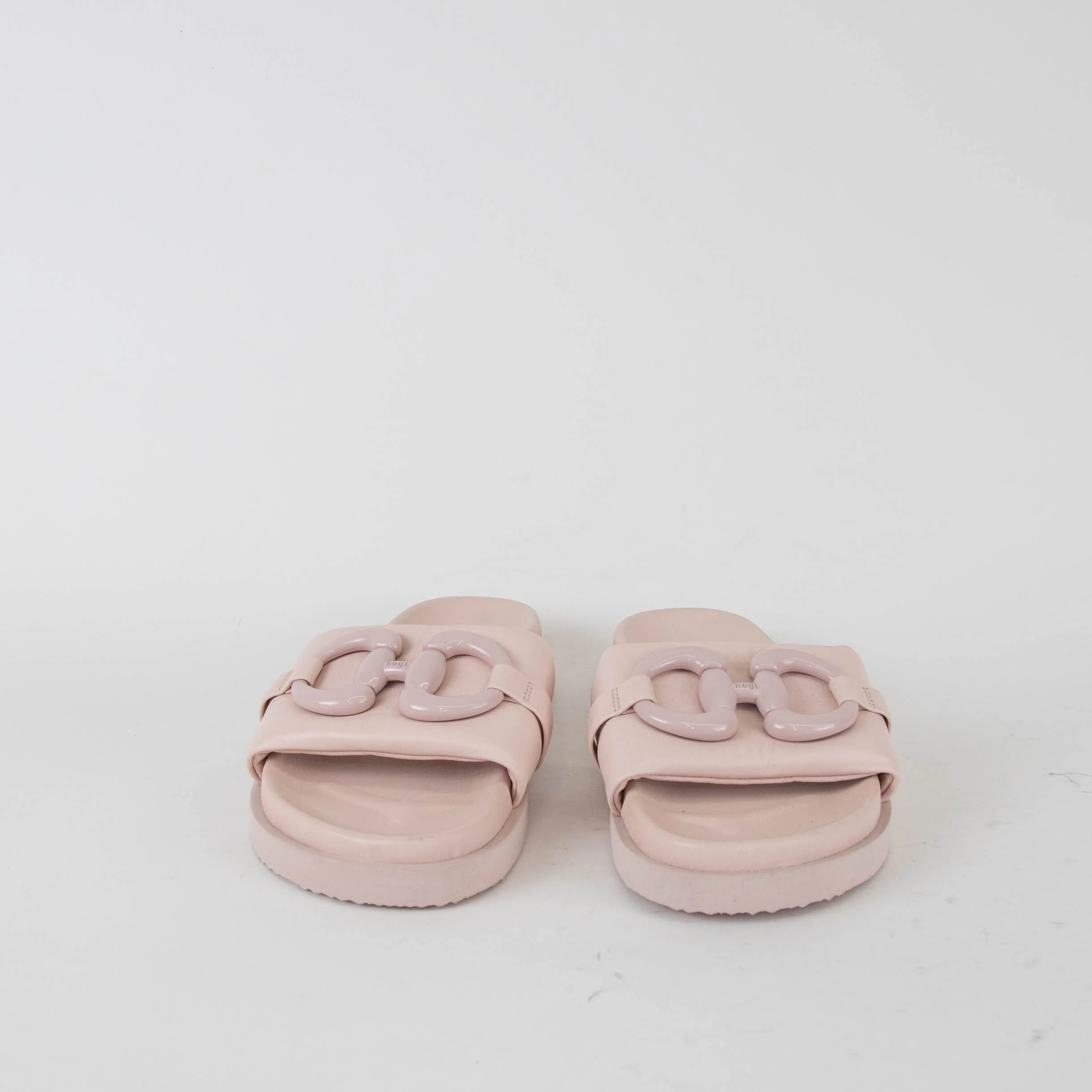Hogl Pink Sliders With Buckle - Image 2