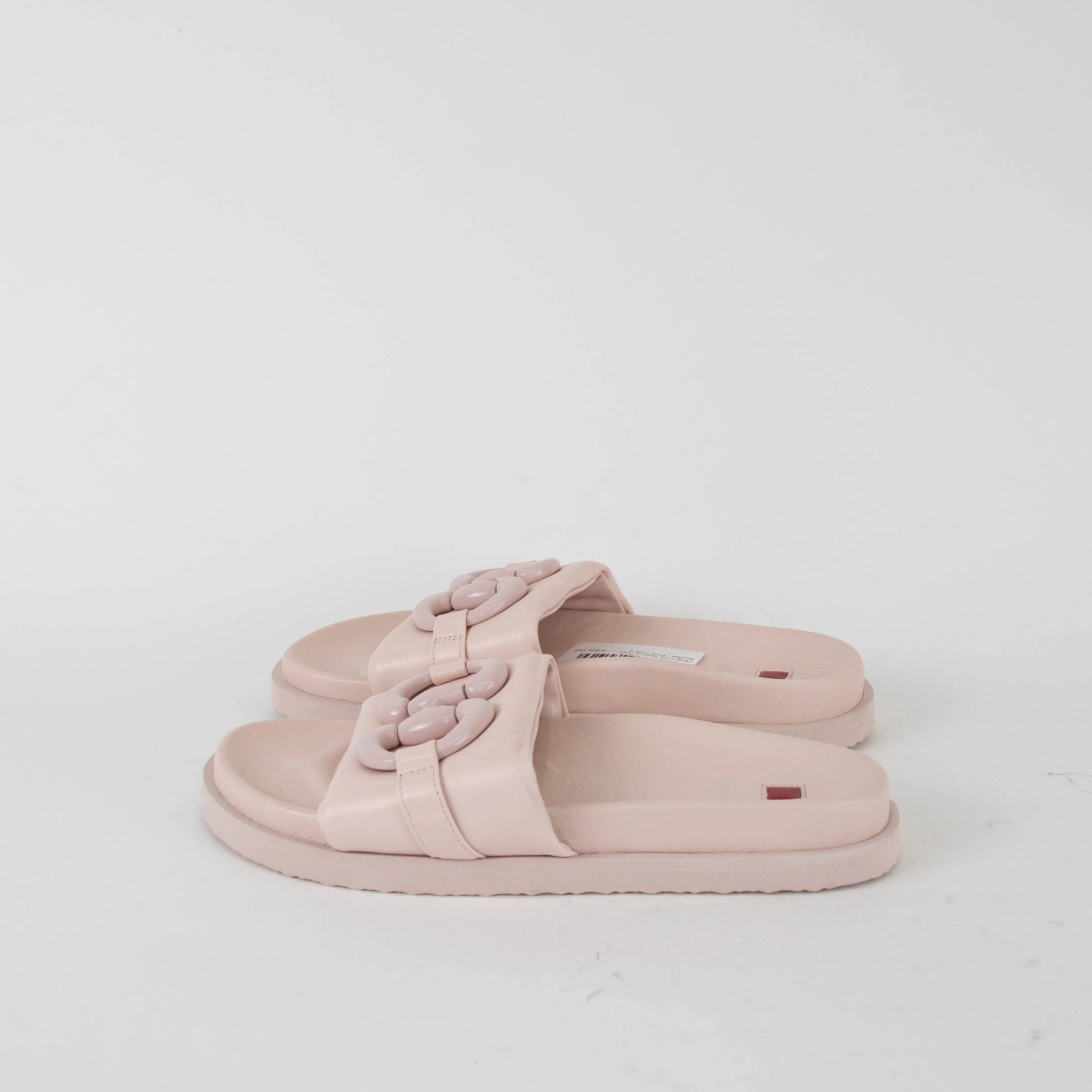 Hogl Pink Sliders With Buckle - Image 3