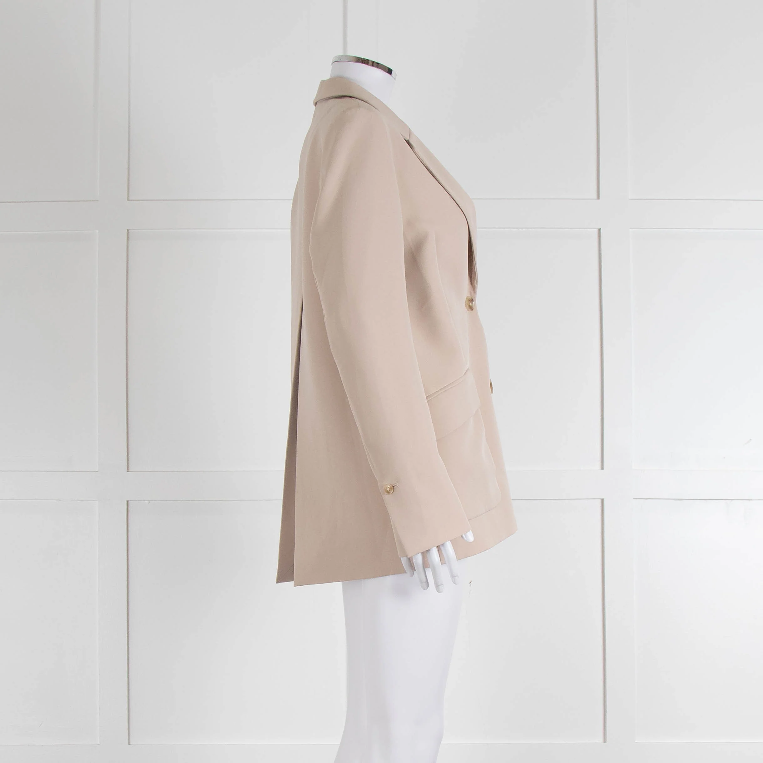 Holzweiler Neutral Split Back Front Pocket Detail Jacket - Image 3