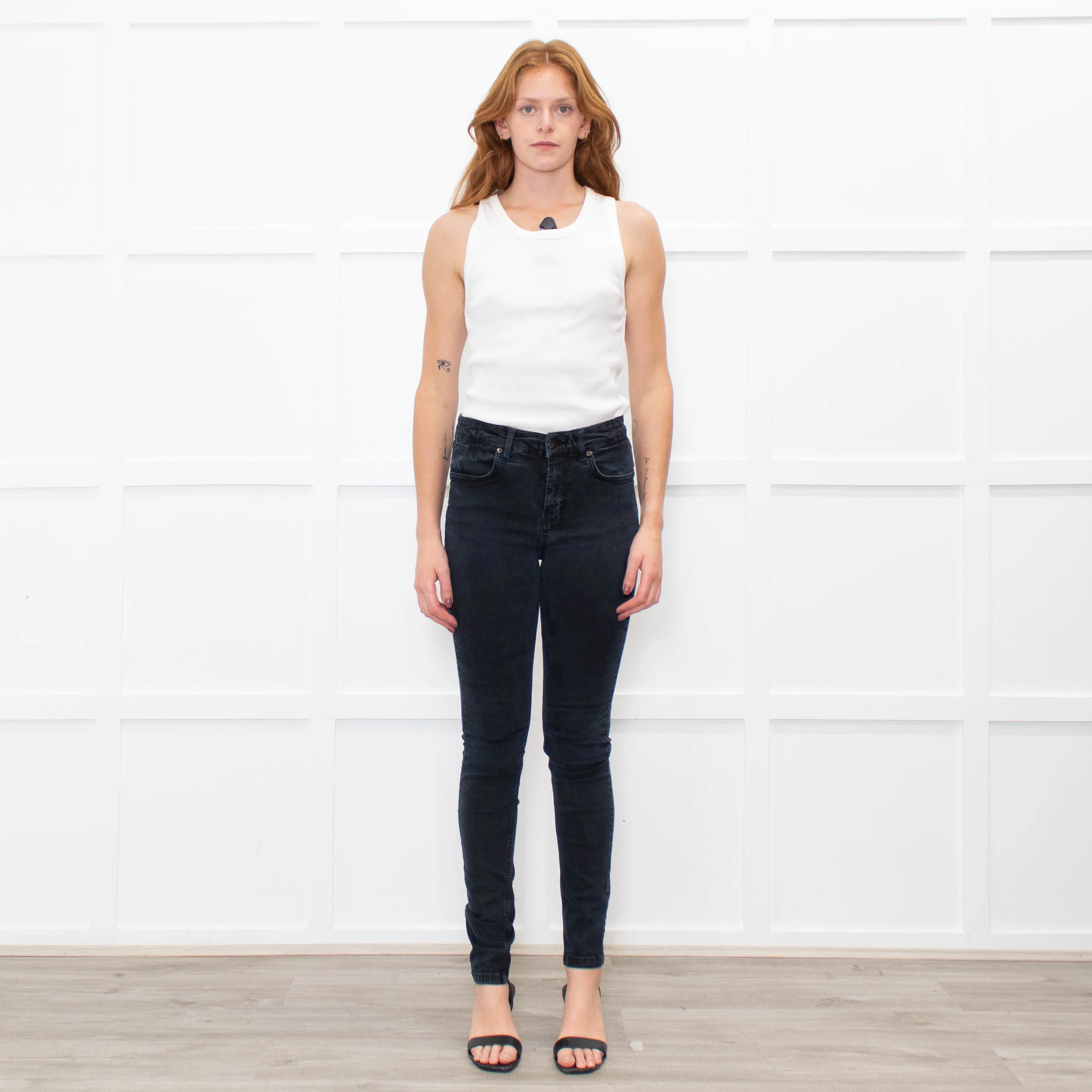 IDA Black Denim Skinny Jeans