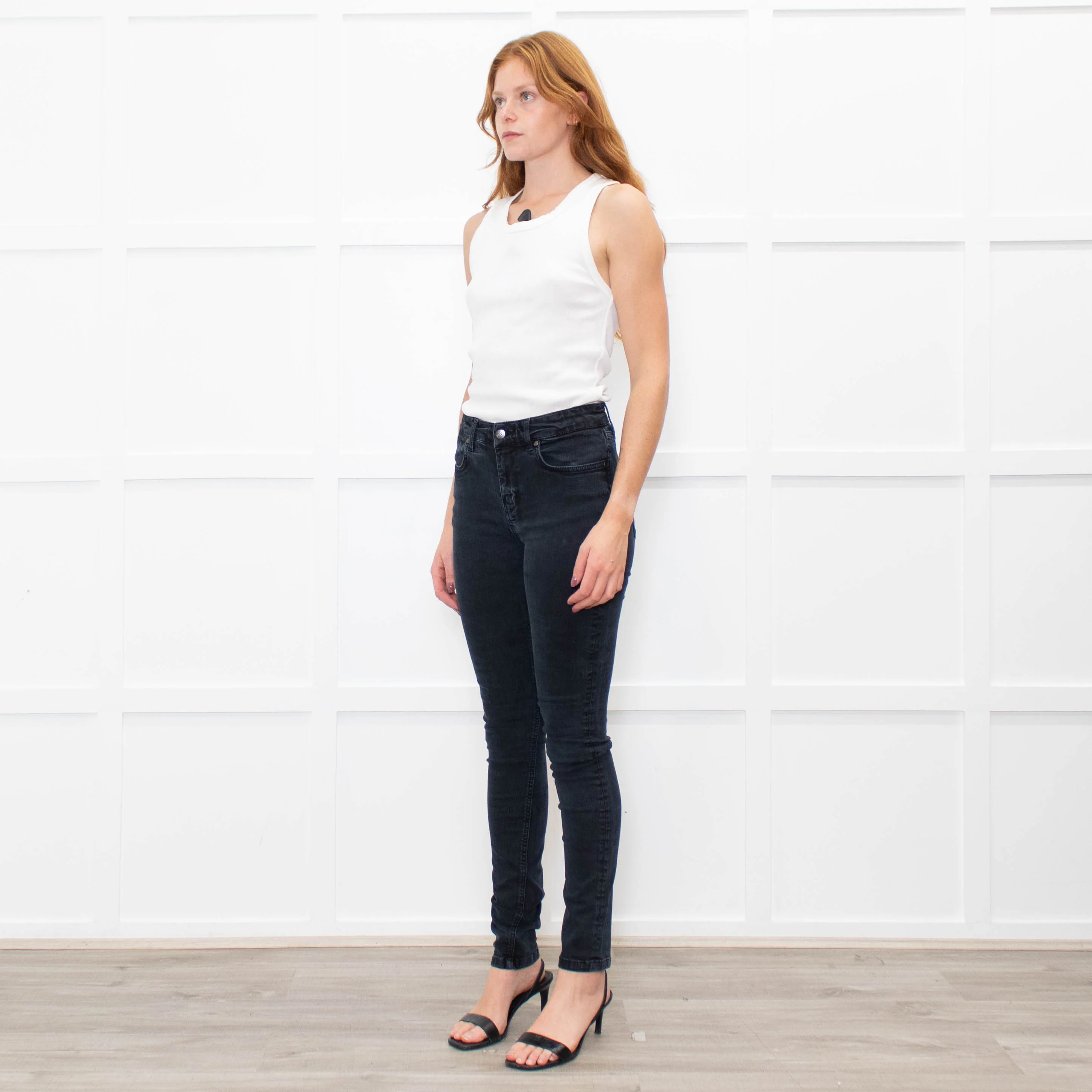 IDA Black Denim Skinny Jeans - Image 3