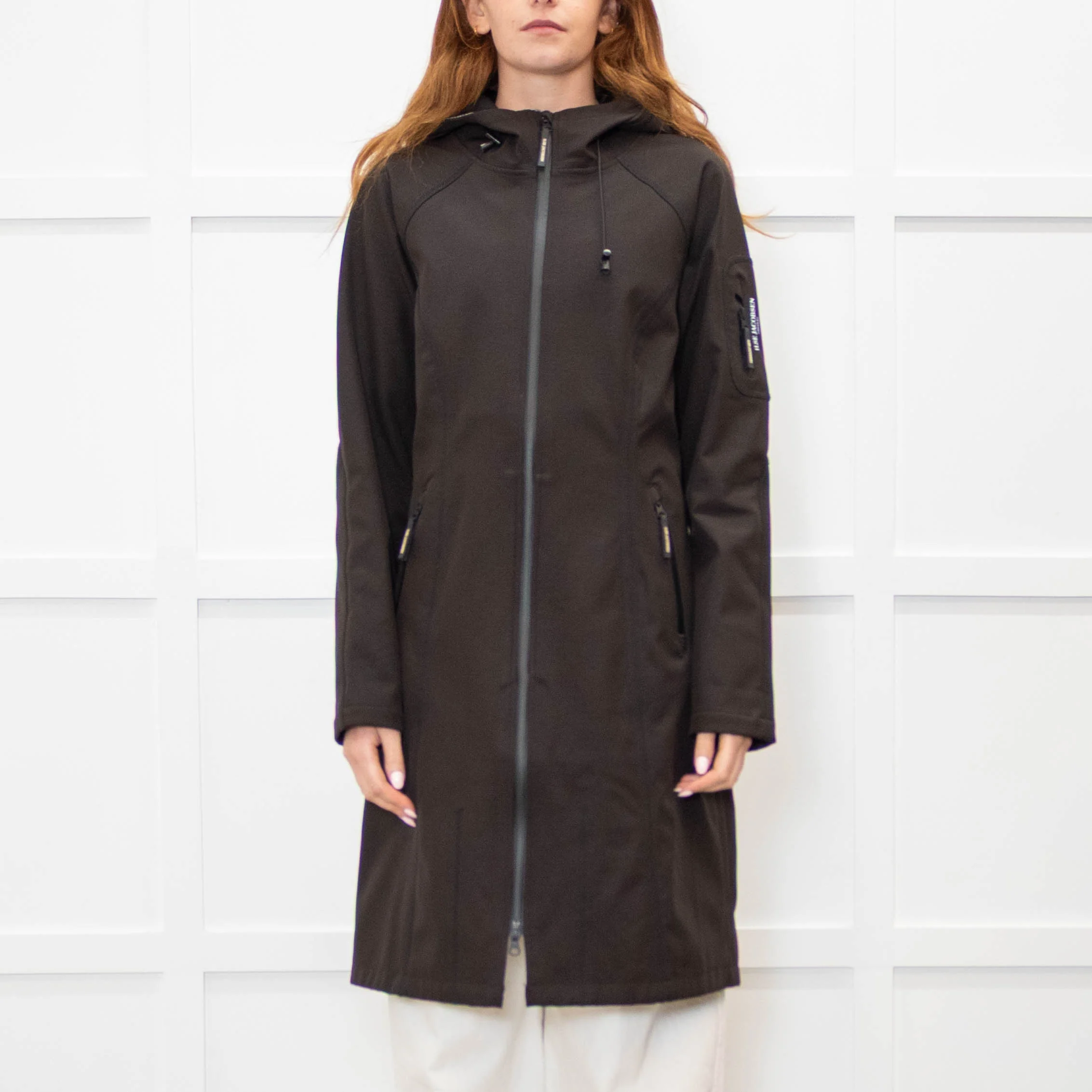 Ilse Jacobsen Brown/ Black Raincoat - Image 2