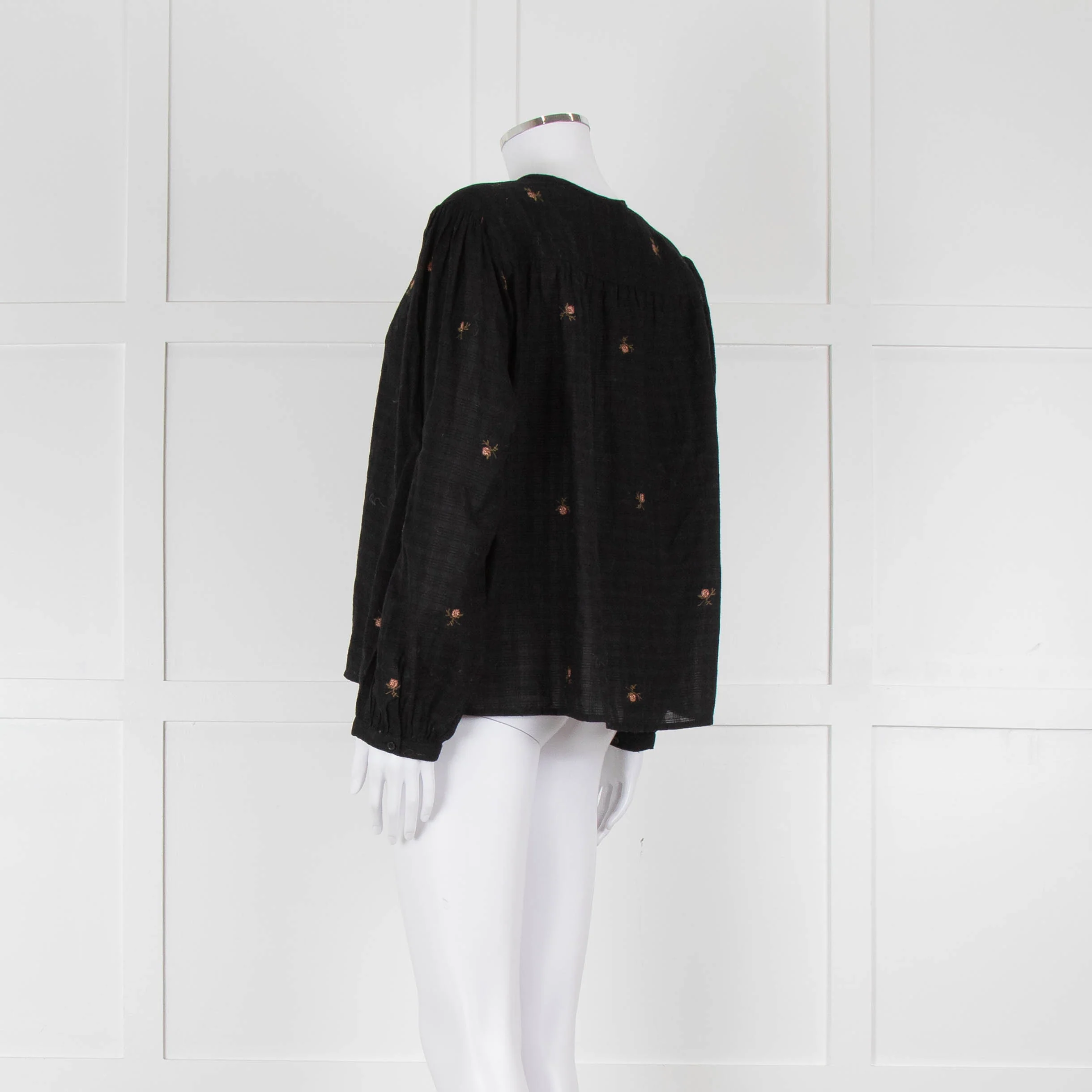 Indi & Cold Black Floral Button Up Front - Image 6