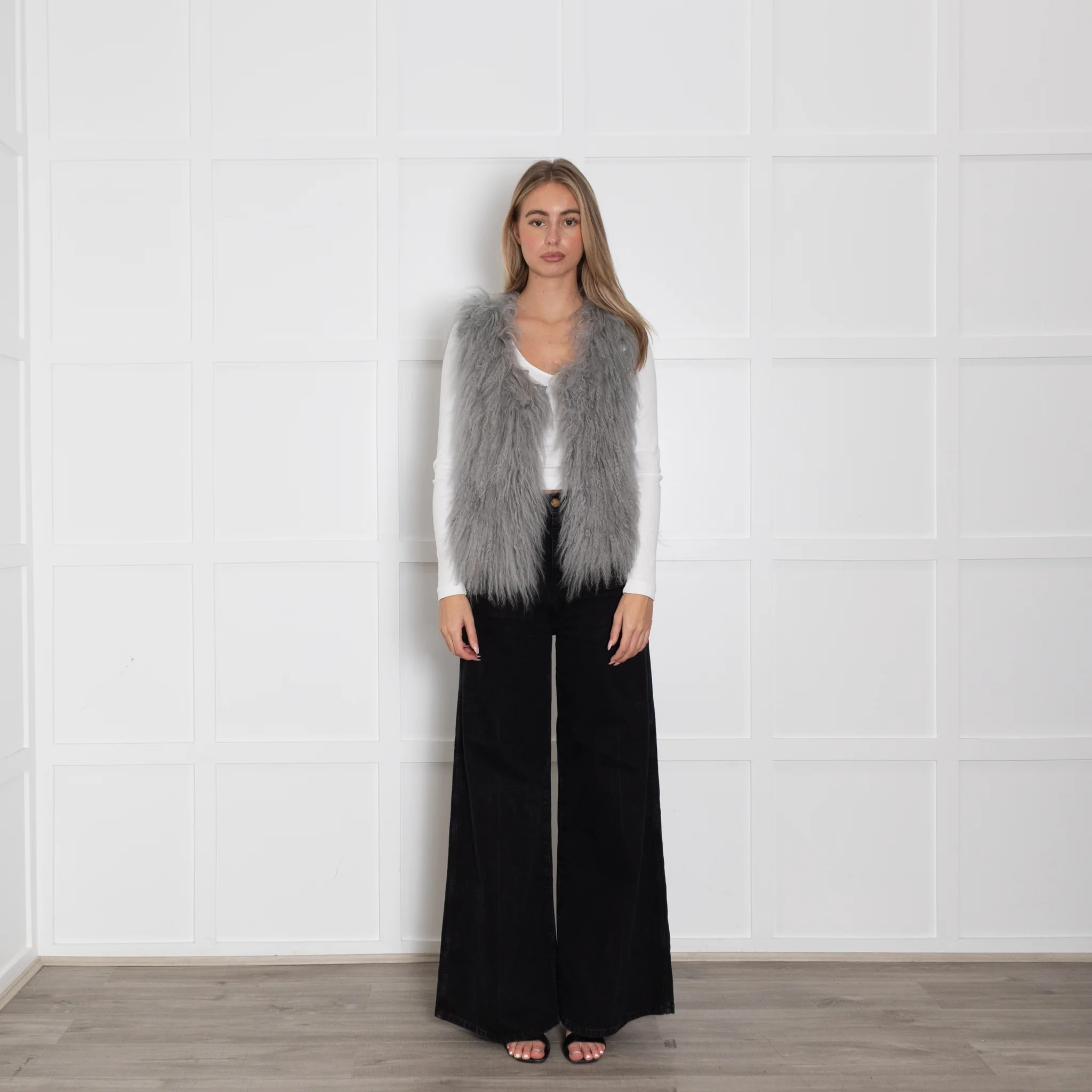 IRO Grey Antea Mongolia Gilet