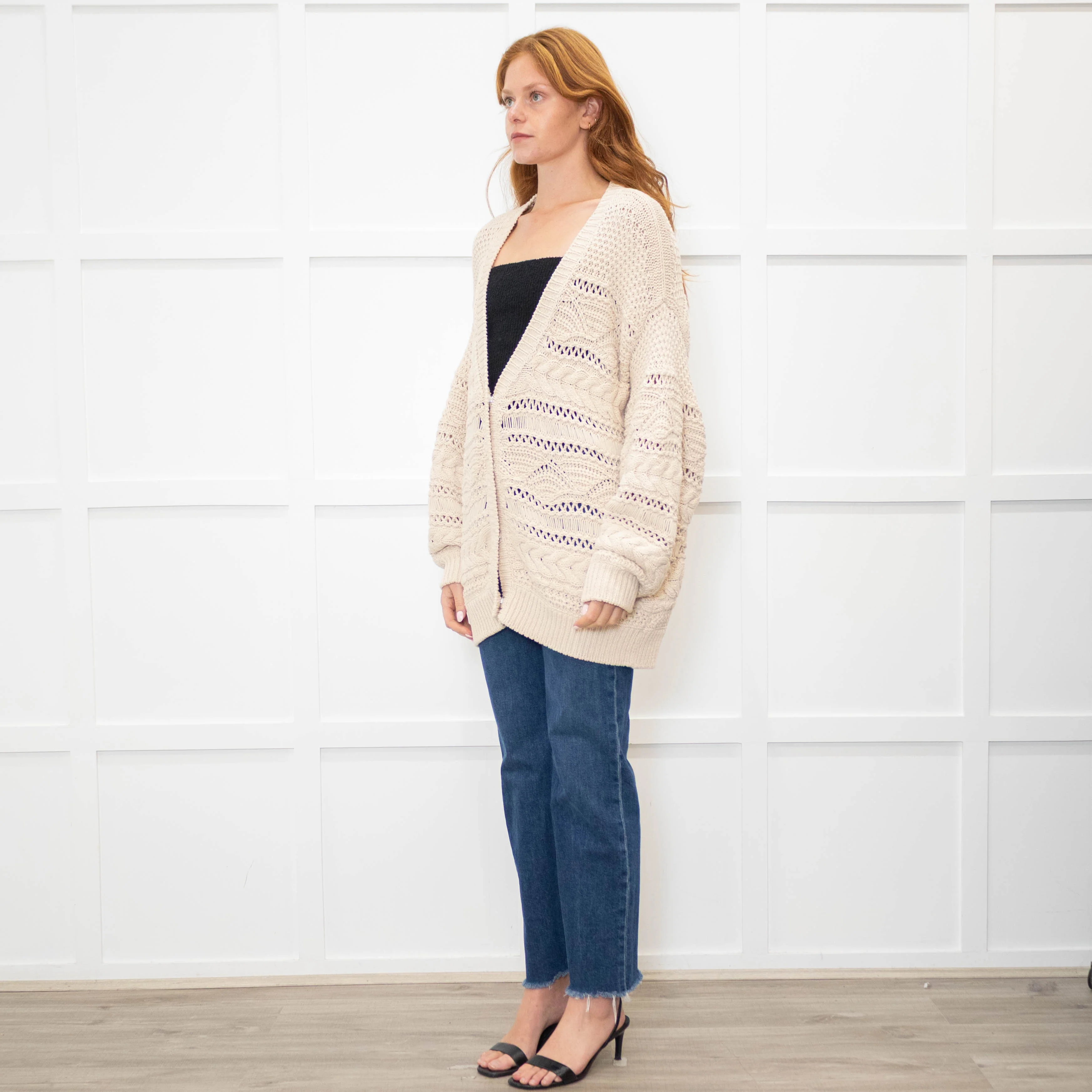 IRO Silba Cream Cotton  Cardigan - Image 3