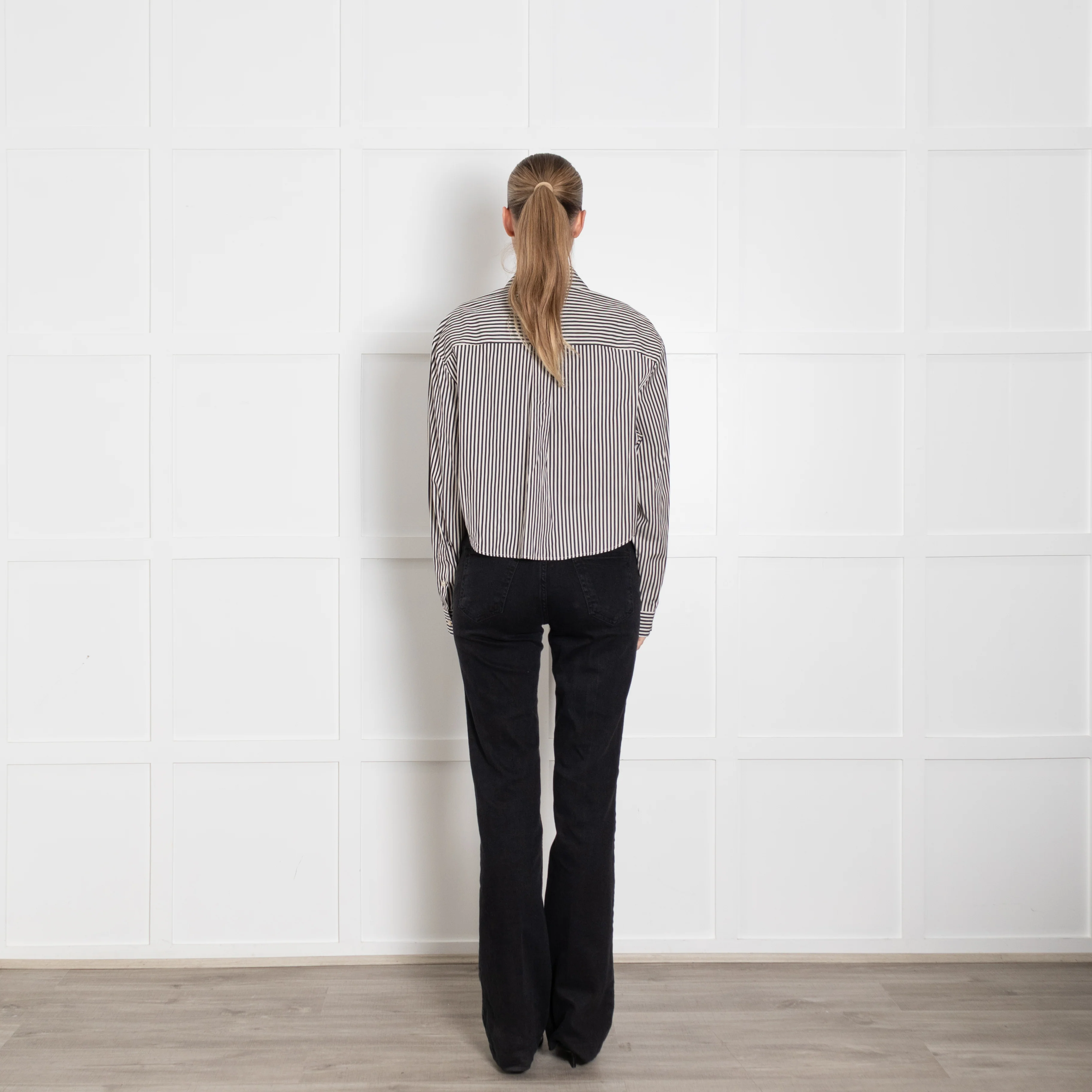 Isabel Marant Etoile Fleora Crop Shirt Stripe - Image 5