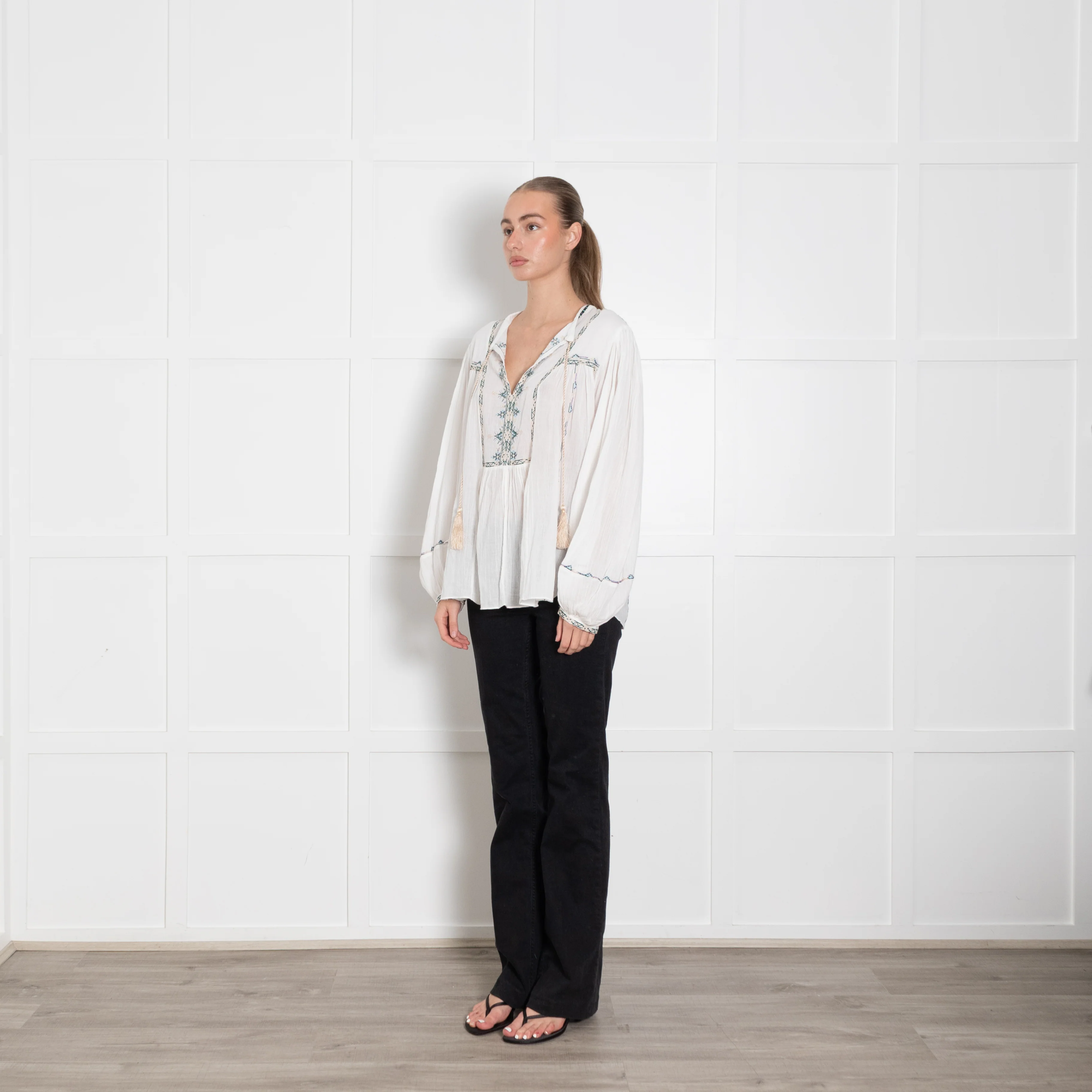 Isabel Marant Etoile Silekia White Blouse - Image 3