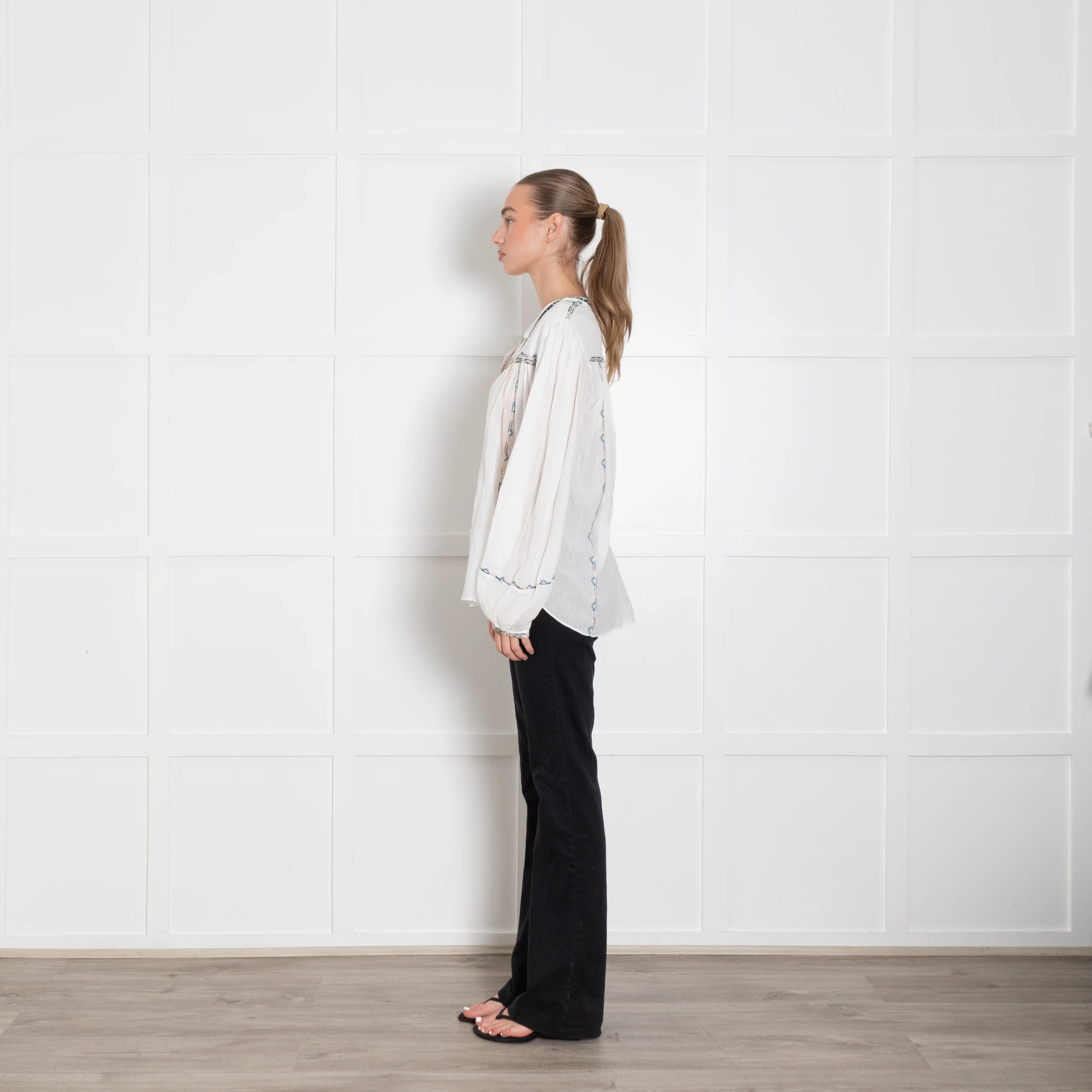Isabel Marant Etoile Silekia White Blouse - Image 4