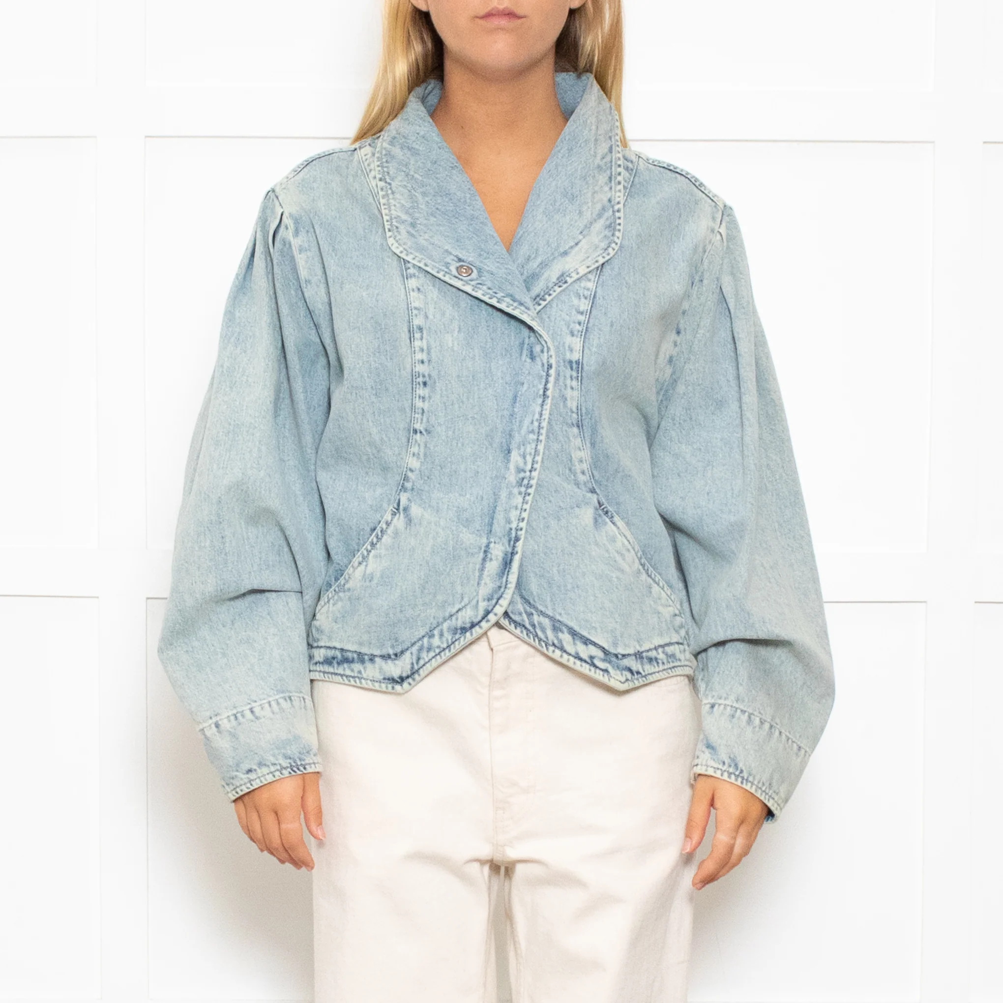 Isabel Marant Pauline Pale Denim Jacket - Image 2