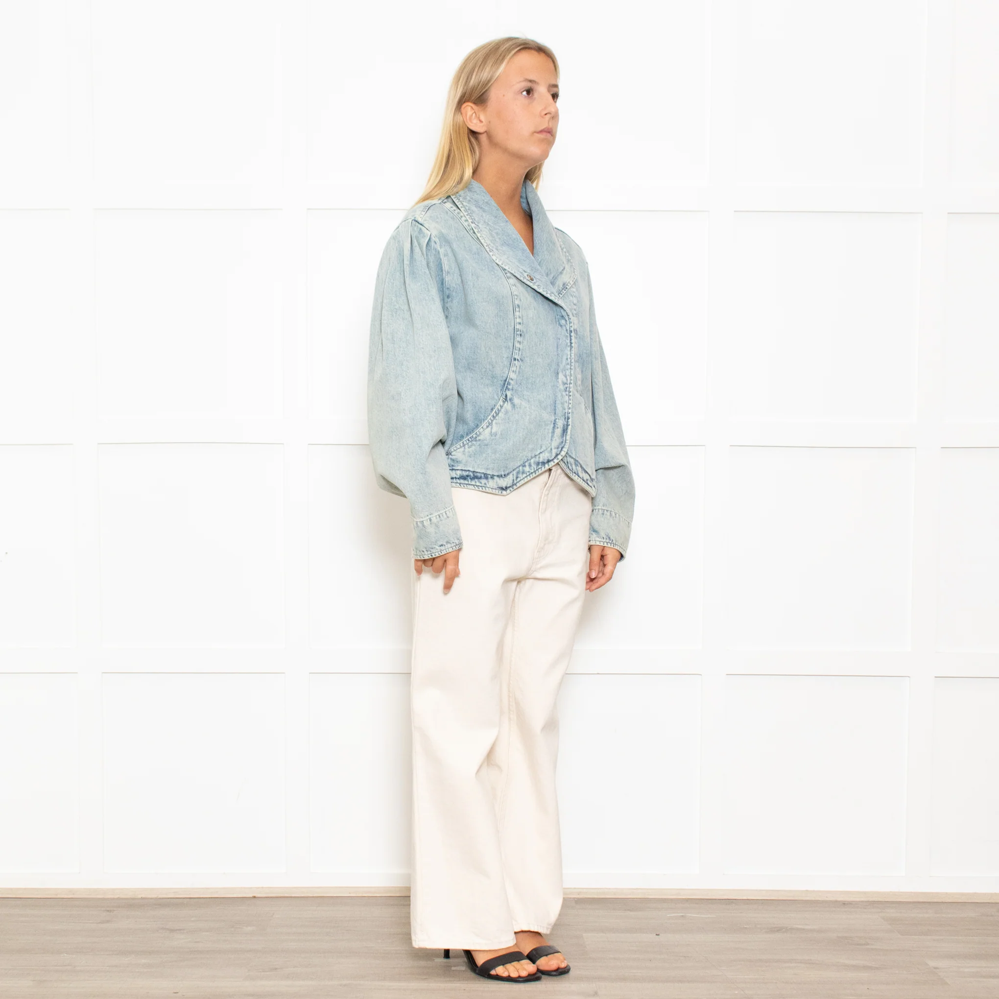 Isabel Marant Pauline Pale Denim Jacket - Image 7