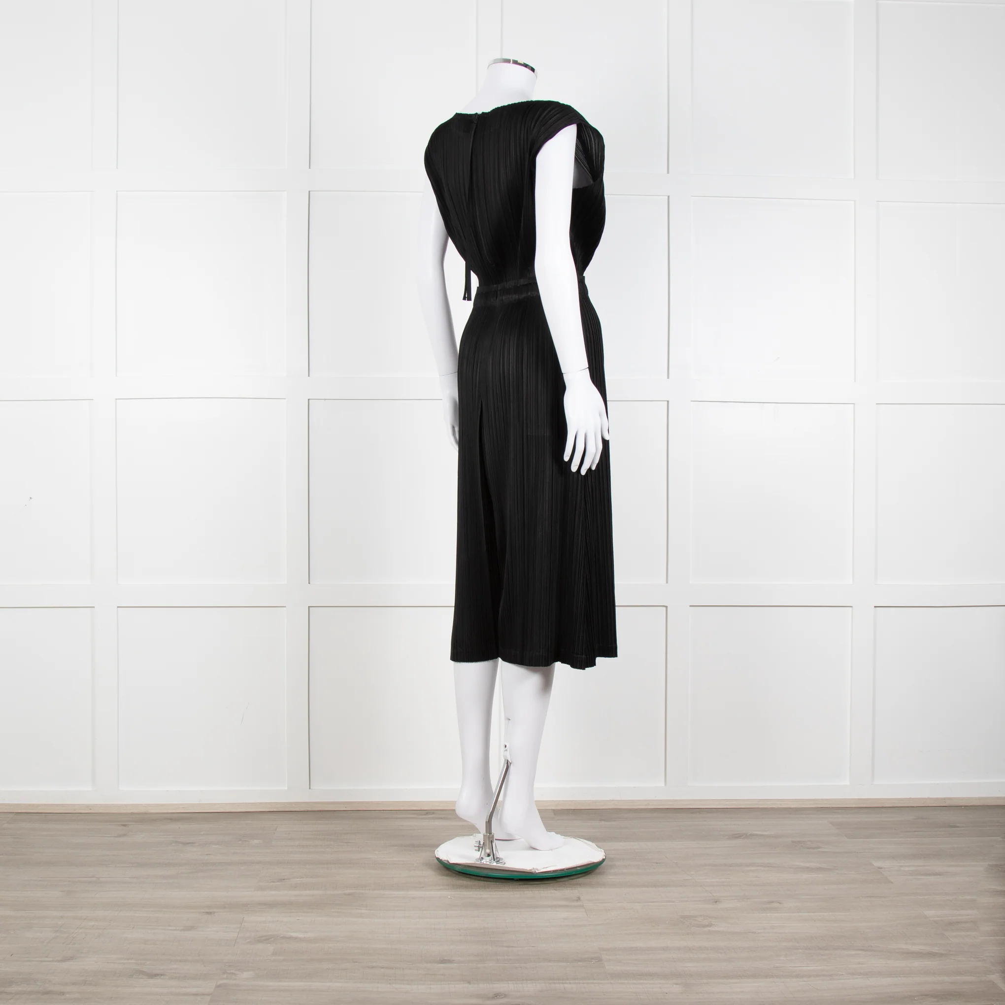 Issey Miyake Pleats Please Black Micro Pleat Jumpsuit - Image 6