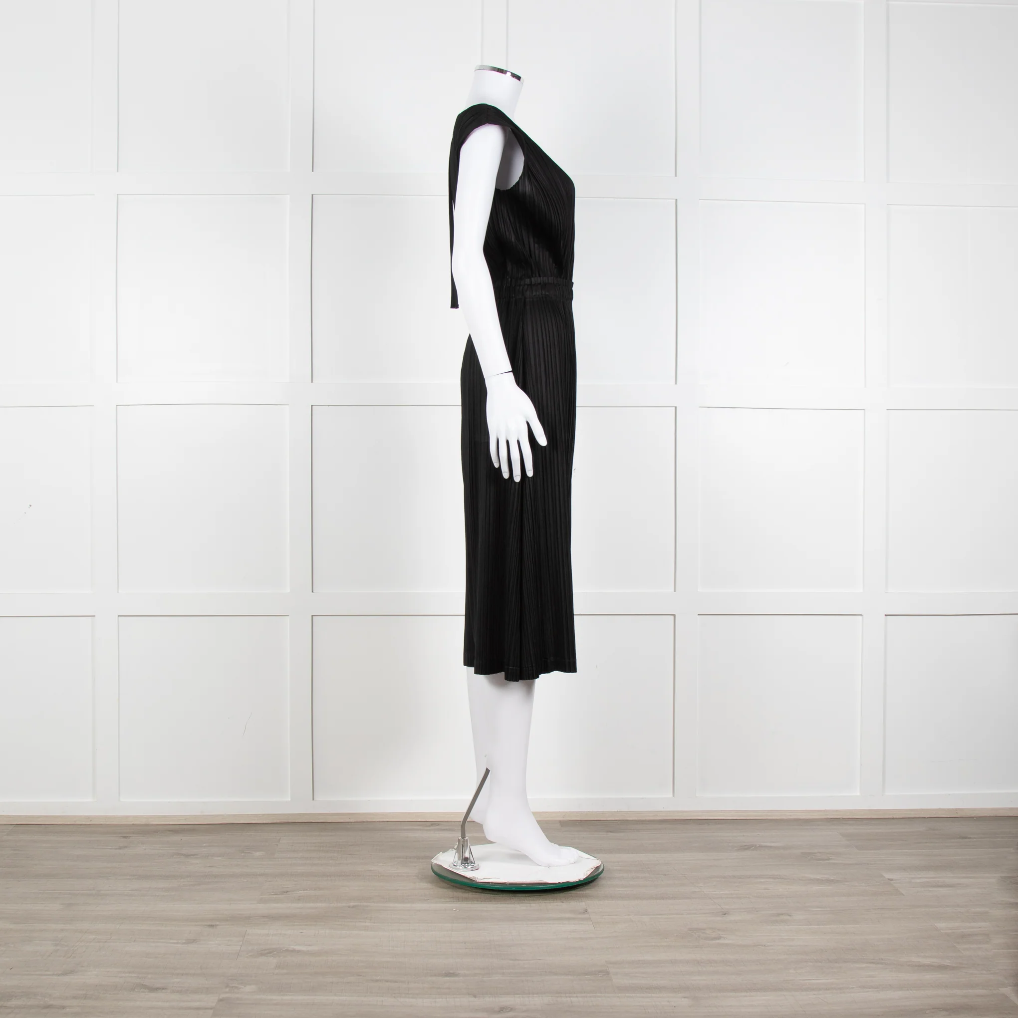 Issey Miyake Pleats Please Black Micro Pleat Jumpsuit - Image 7