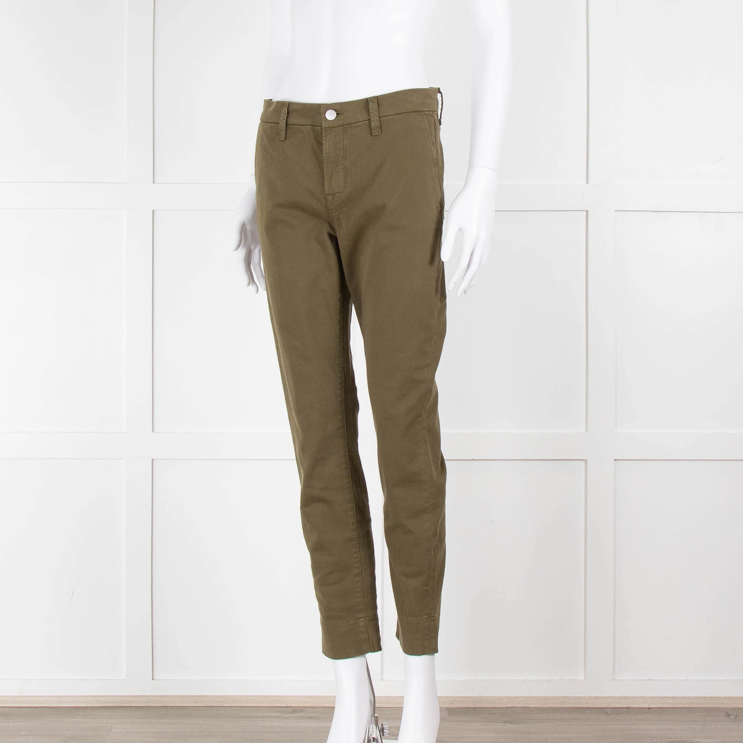 J Brand Khaki Trousers - Image 8