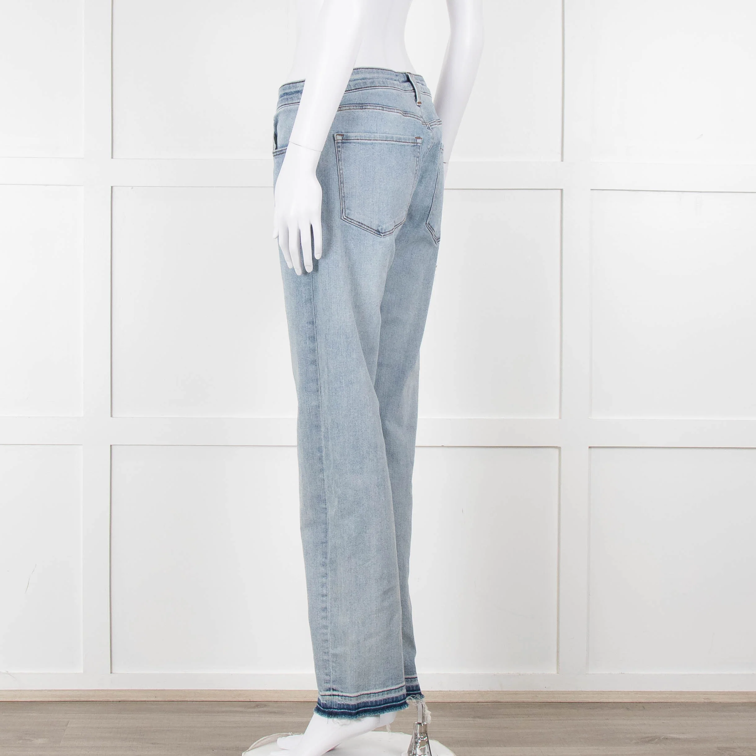 J Brand Pale Wash Slim Leg Jeans with Released Hem - Image 6