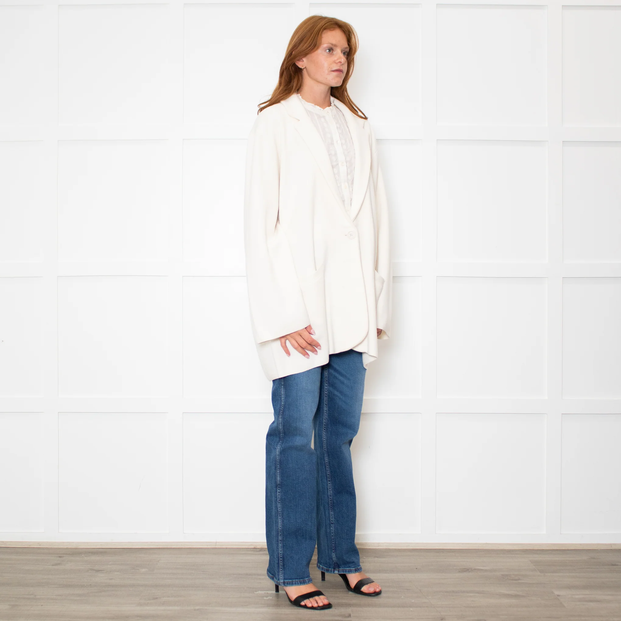 J Crew Cream Knit Jacket - Image 7
