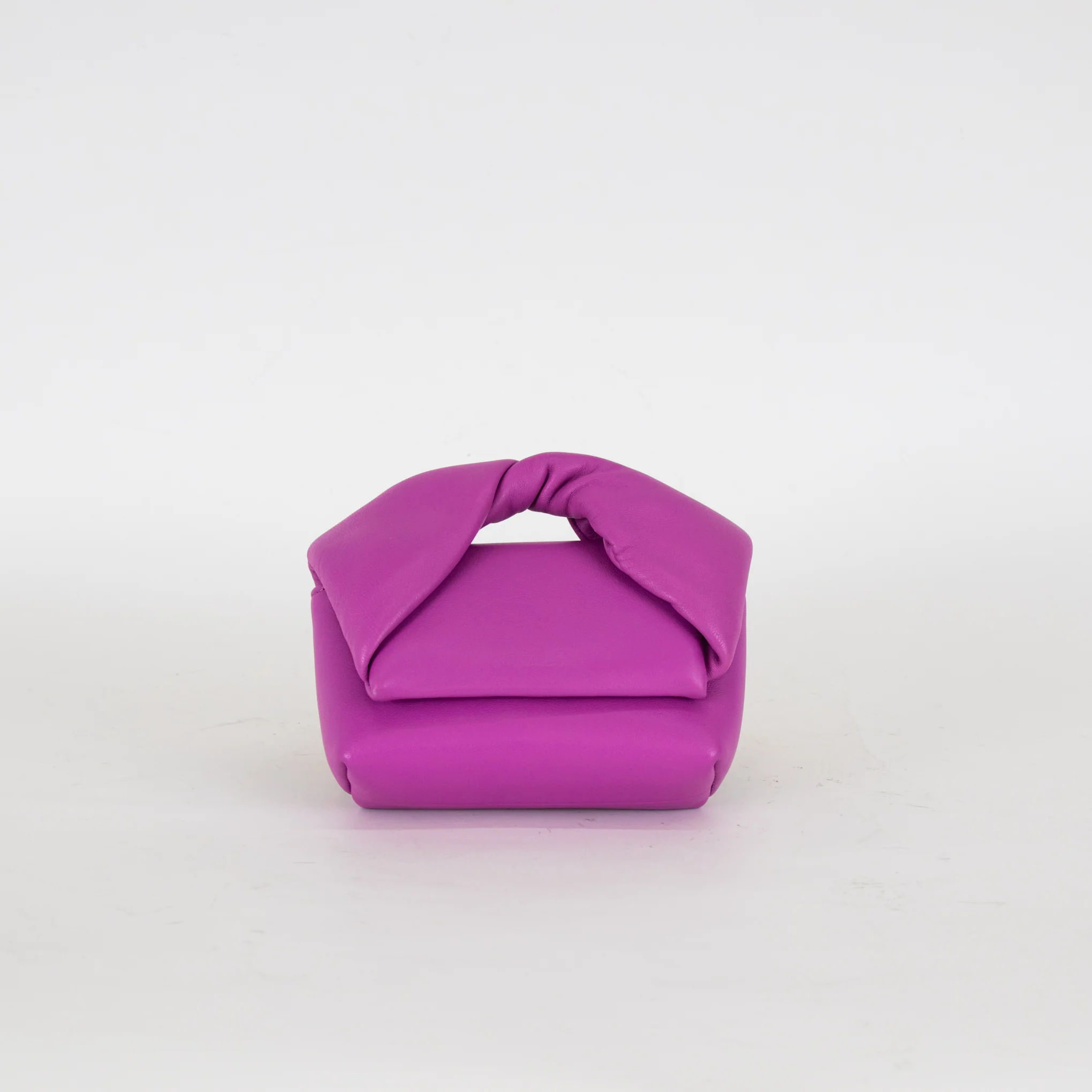 J W Anderson Purple Leather Nano Twister Bag - Image 10