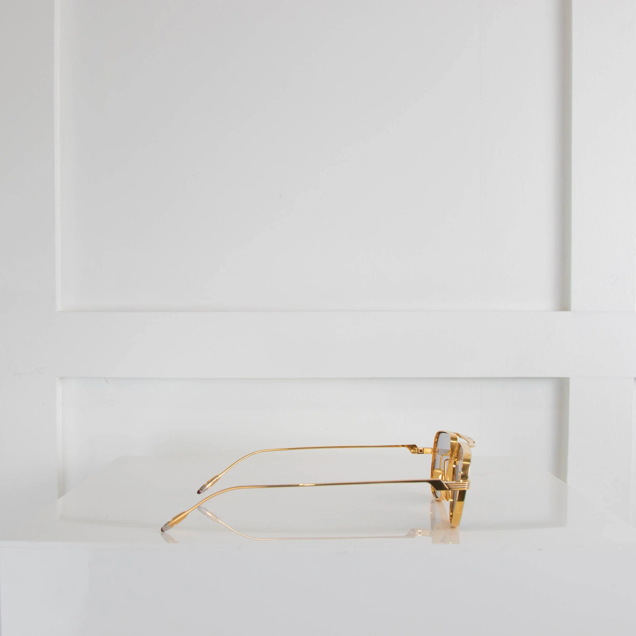 Jacques Marie Mage Gold Sunglasses Grey Lens - Image 3