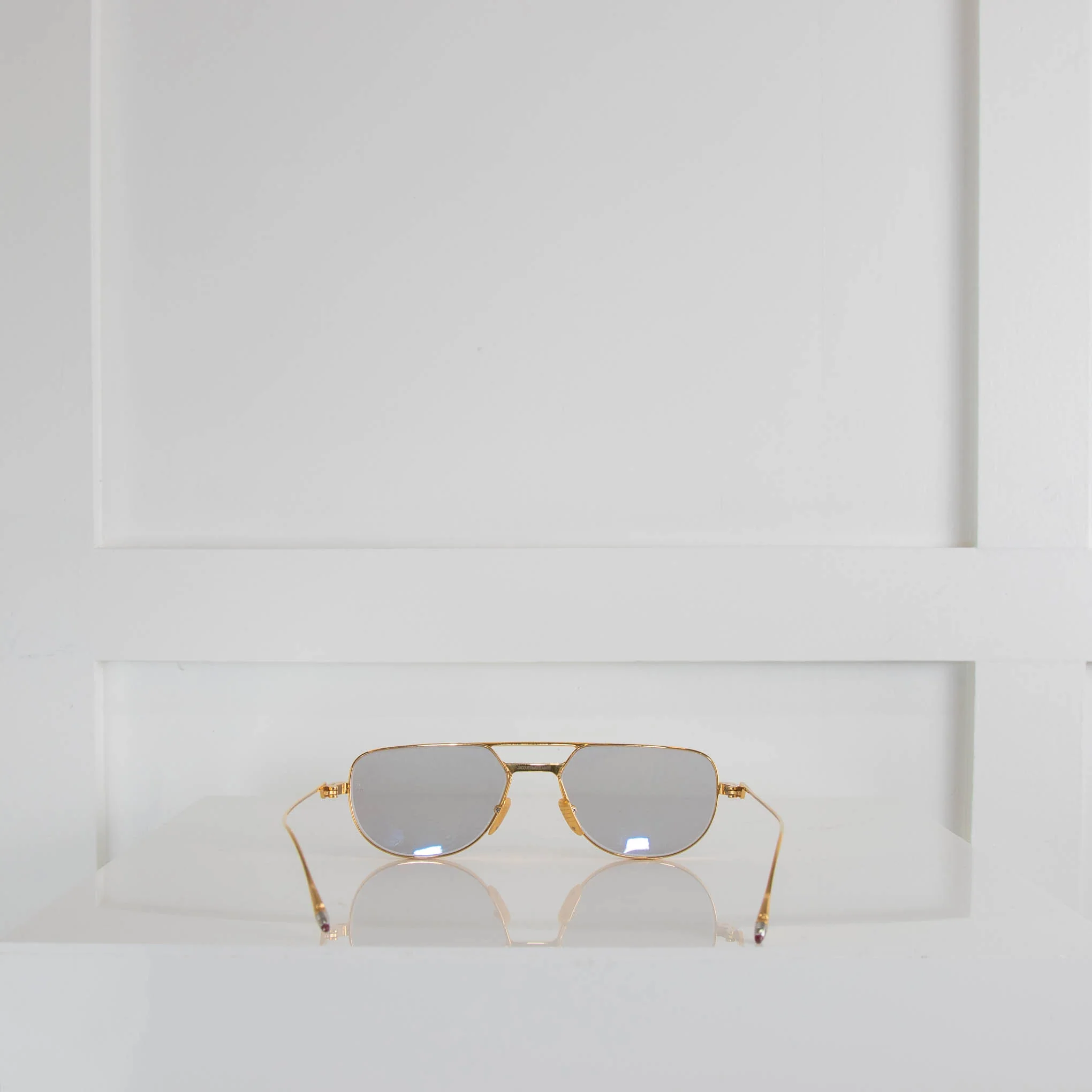Jacques Marie Mage Gold Sunglasses Grey Lens - Image 4