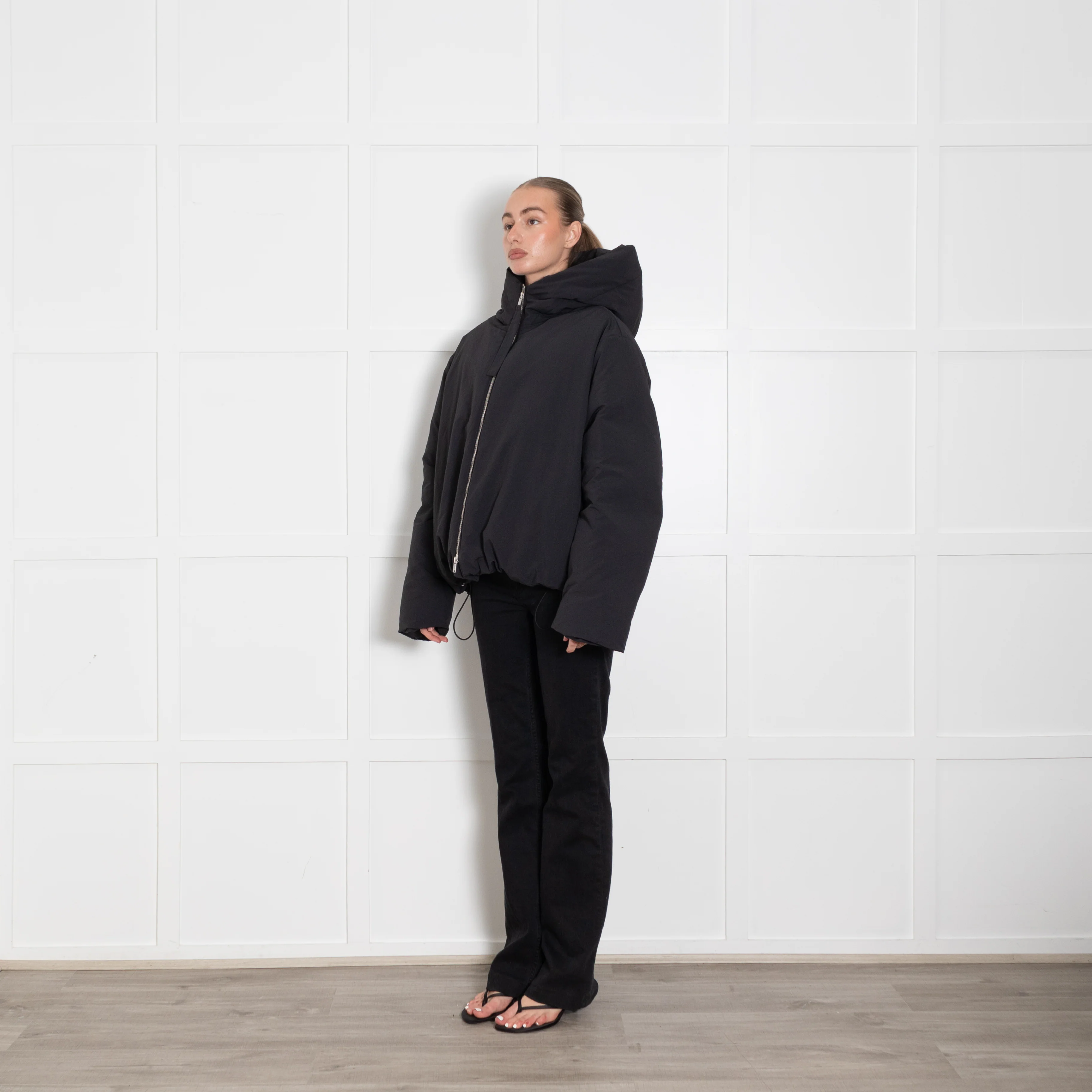 Jil Sander Down Black Jacket - Image 3
