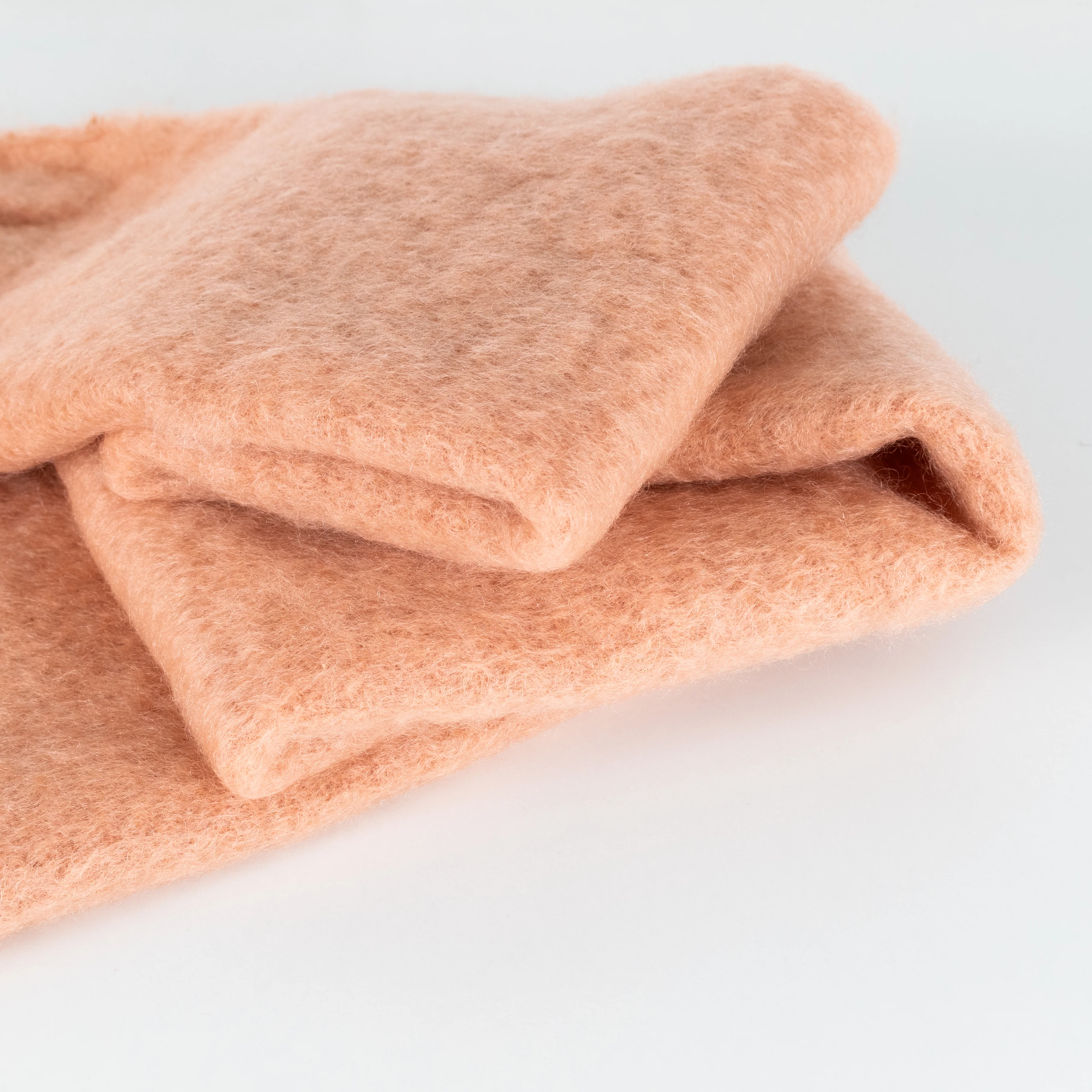 Jil Sander Peach Mohair And Wool Scarf With Giant Fringe - Image 8