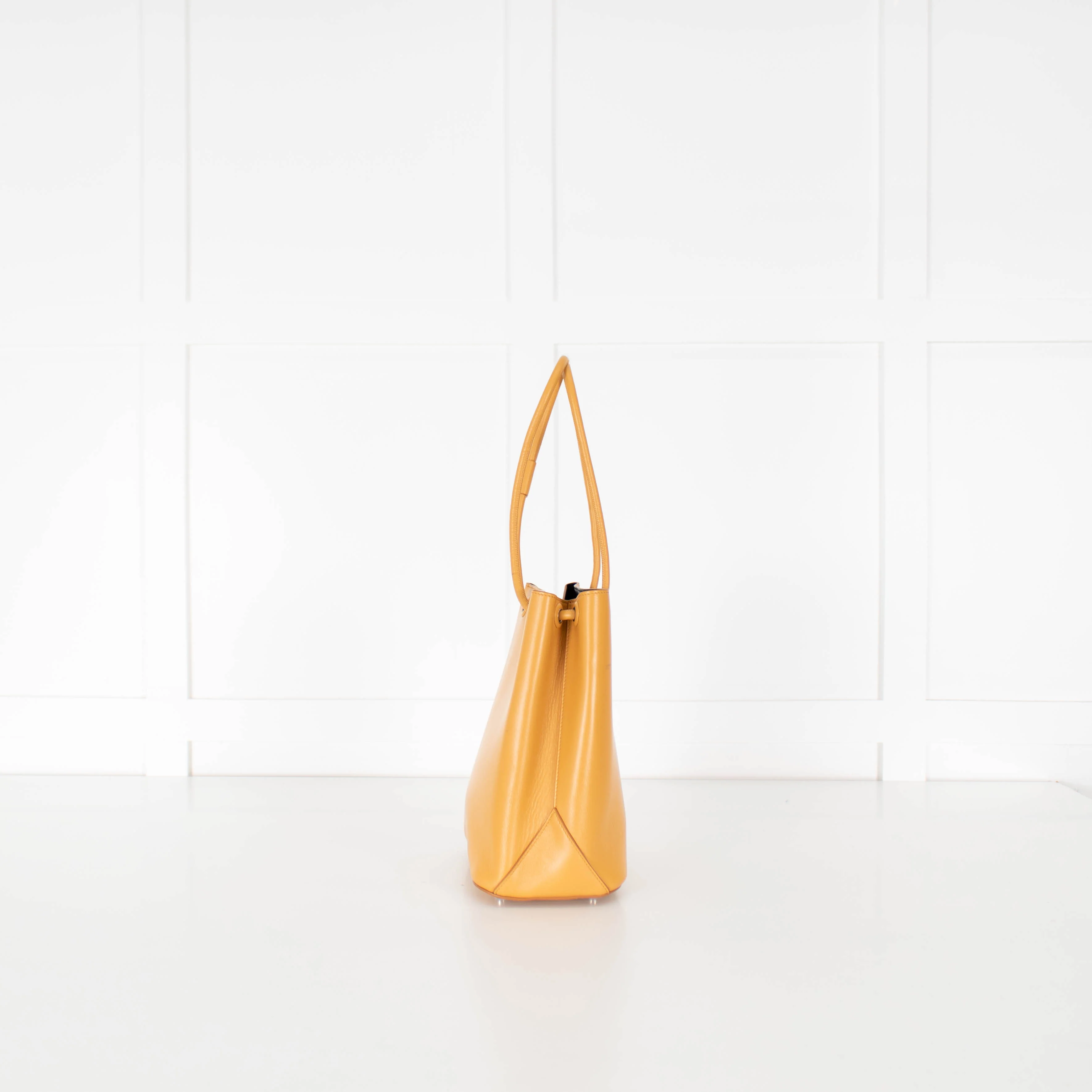 Jil Sander Yellow J-Shopper Tote - Image 2