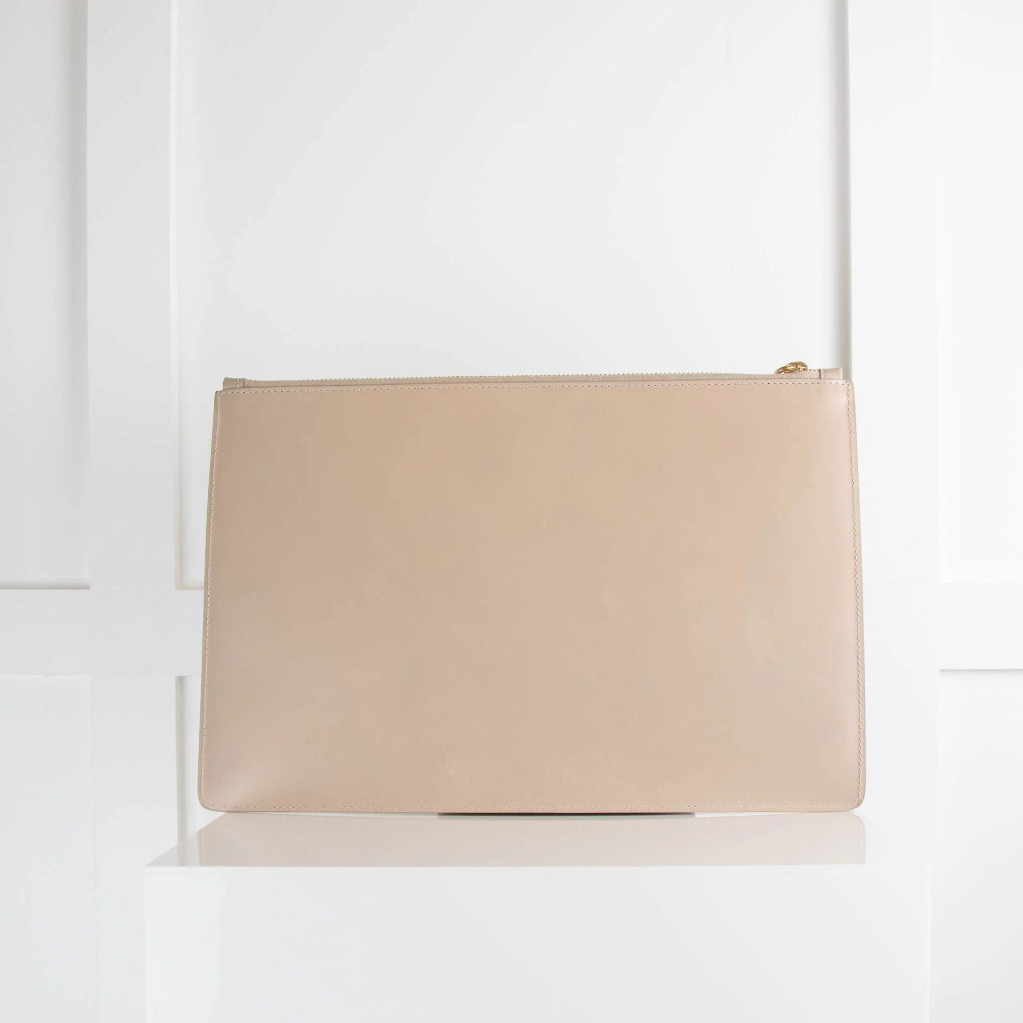 Jill Sander Beige Clutch Case - Image 2
