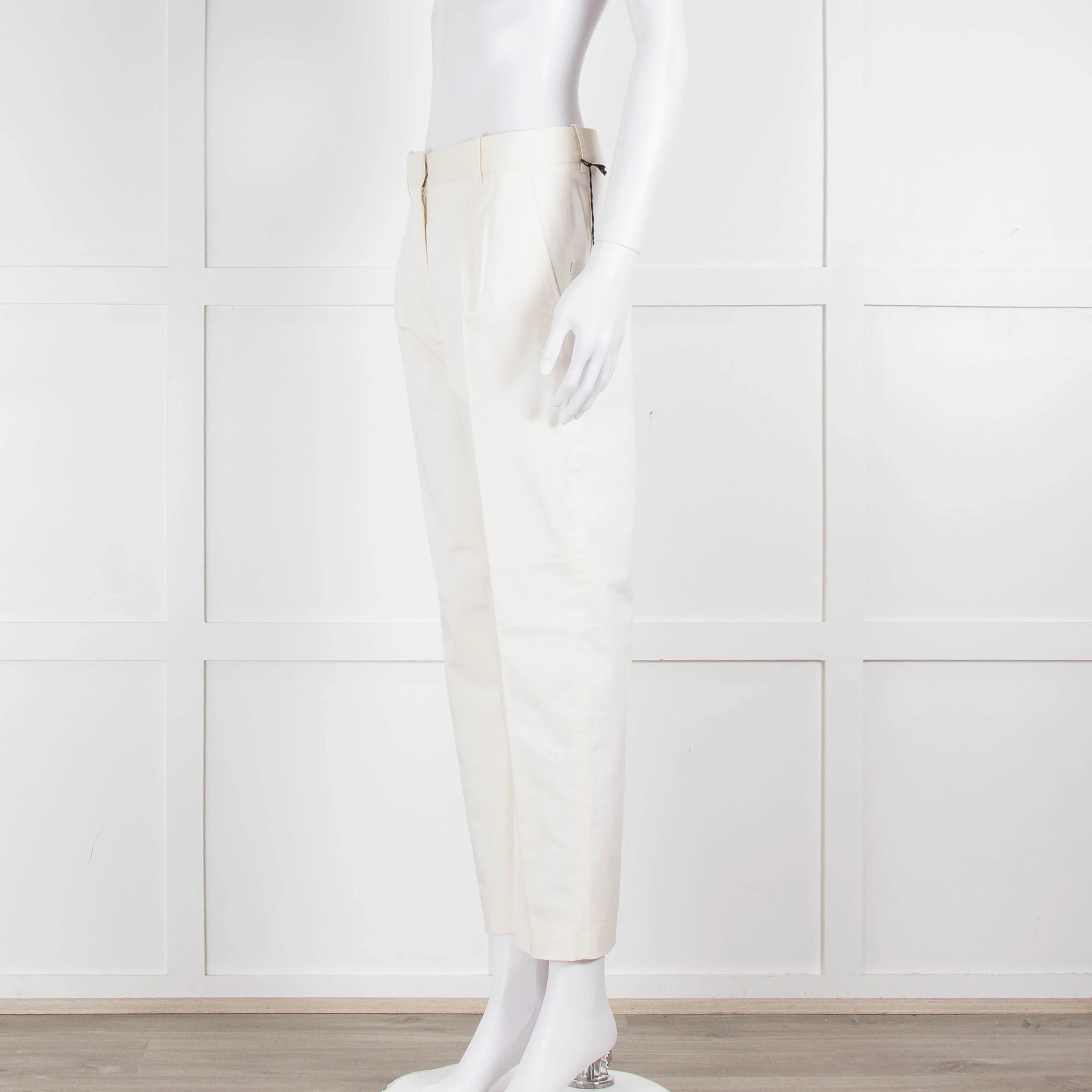 JIL SANDER White Tailored Trousers - Image 7