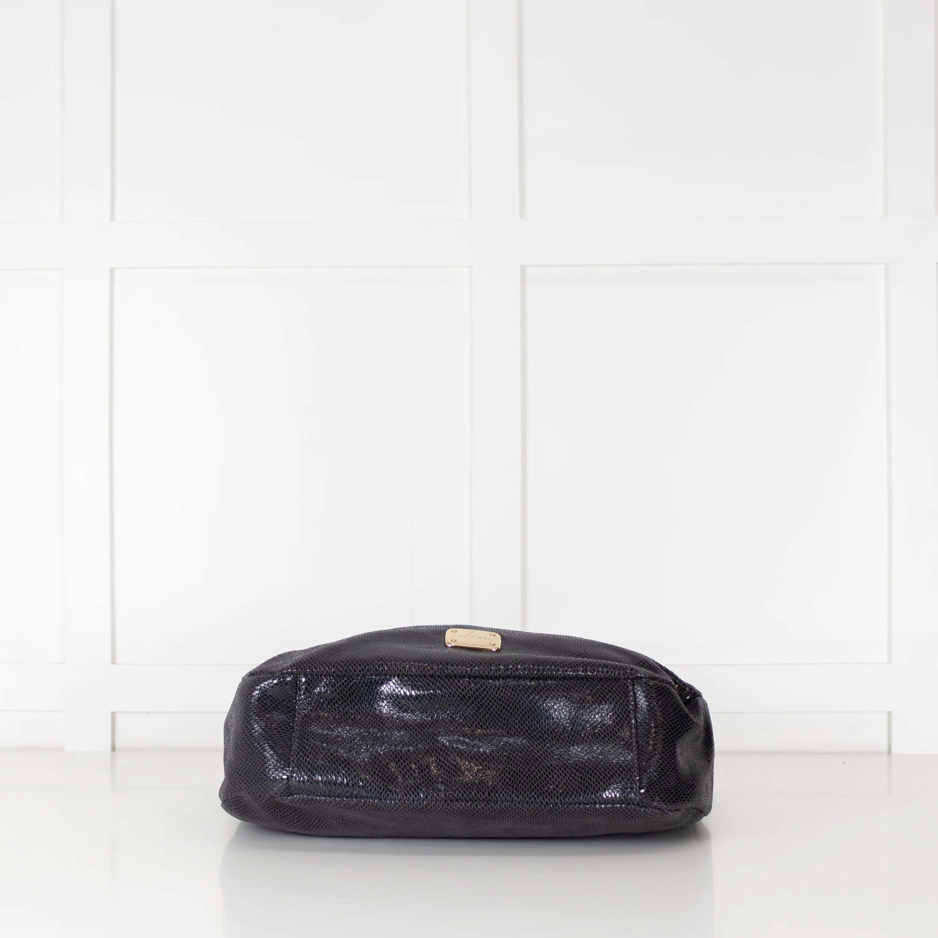 Jimmy Choo Grey Embossed Leather Bag - Image 10
