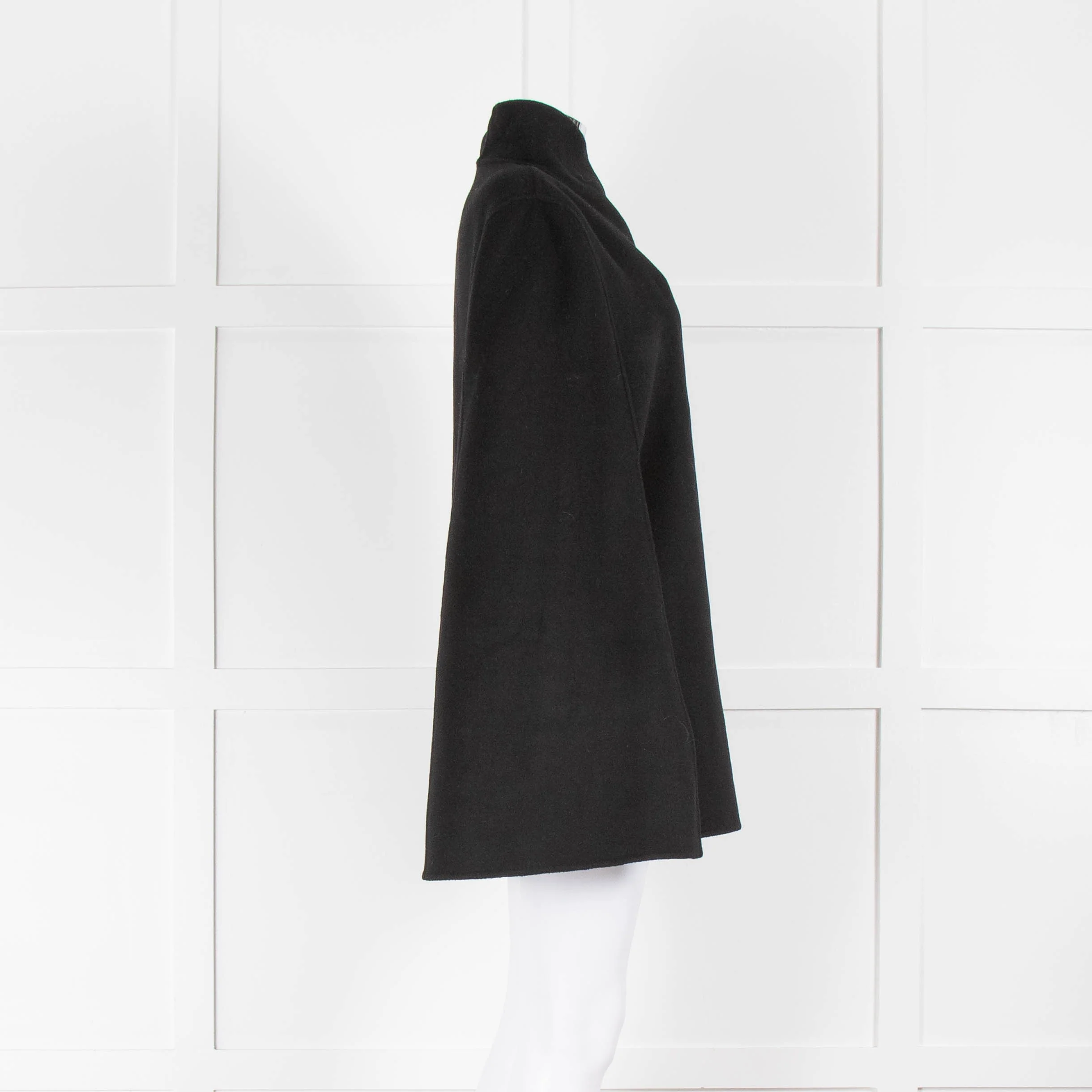 Joseph Black Cashmere/Wool Mix Cape - Image 2