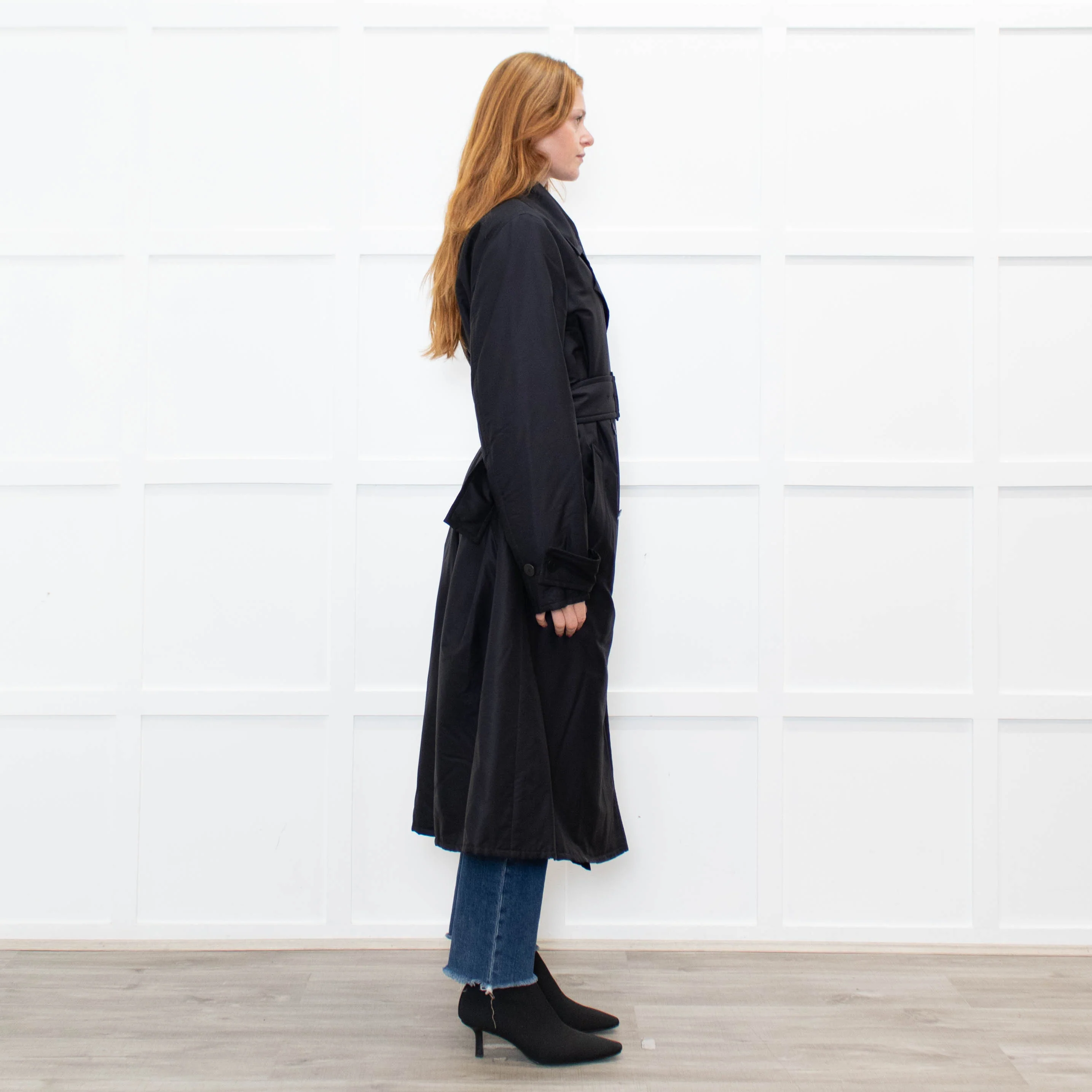 Joseph Black Claremont Padded Silk Blend Coat - Image 6