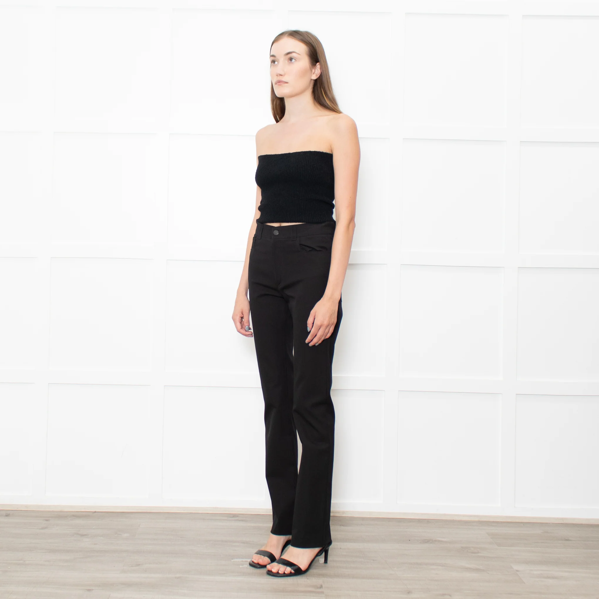 Joseph Black Cotton Blend Stretchy Jeans - Image 3