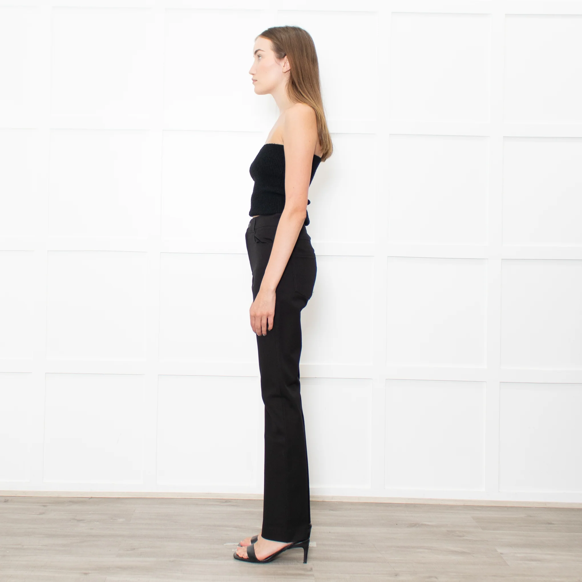 Joseph Black Cotton Blend Stretchy Jeans - Image 4