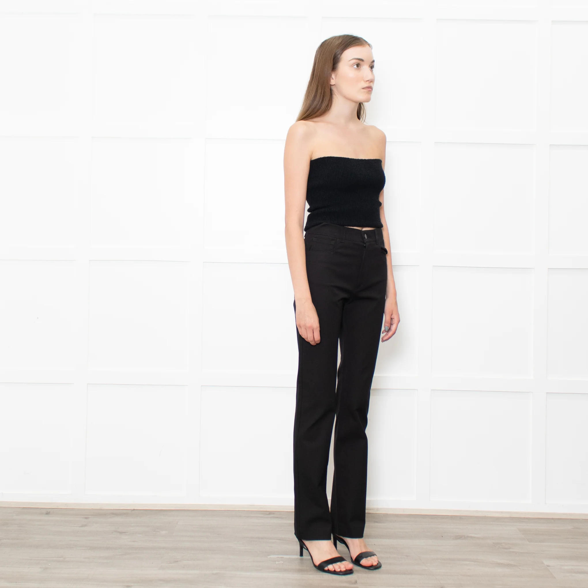 Joseph Black Cotton Blend Stretchy Jeans - Image 7