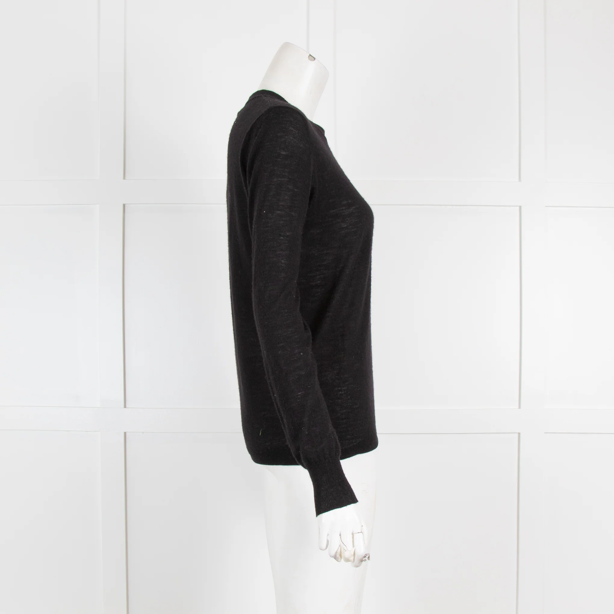 Joseph Black Fine Knit Jumper - Image 2