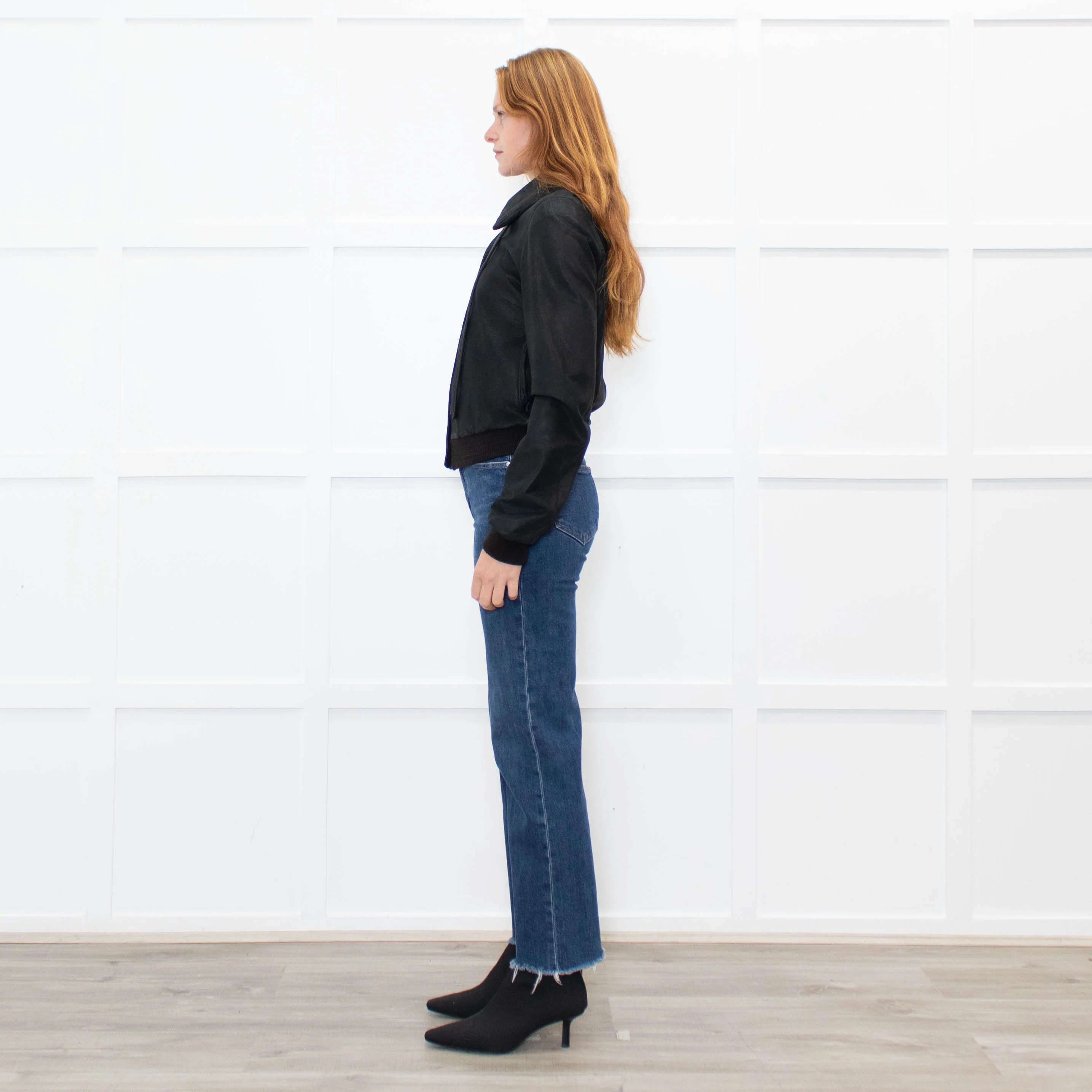 Joseph Black Slim Fit Leather Jacket - Image 4