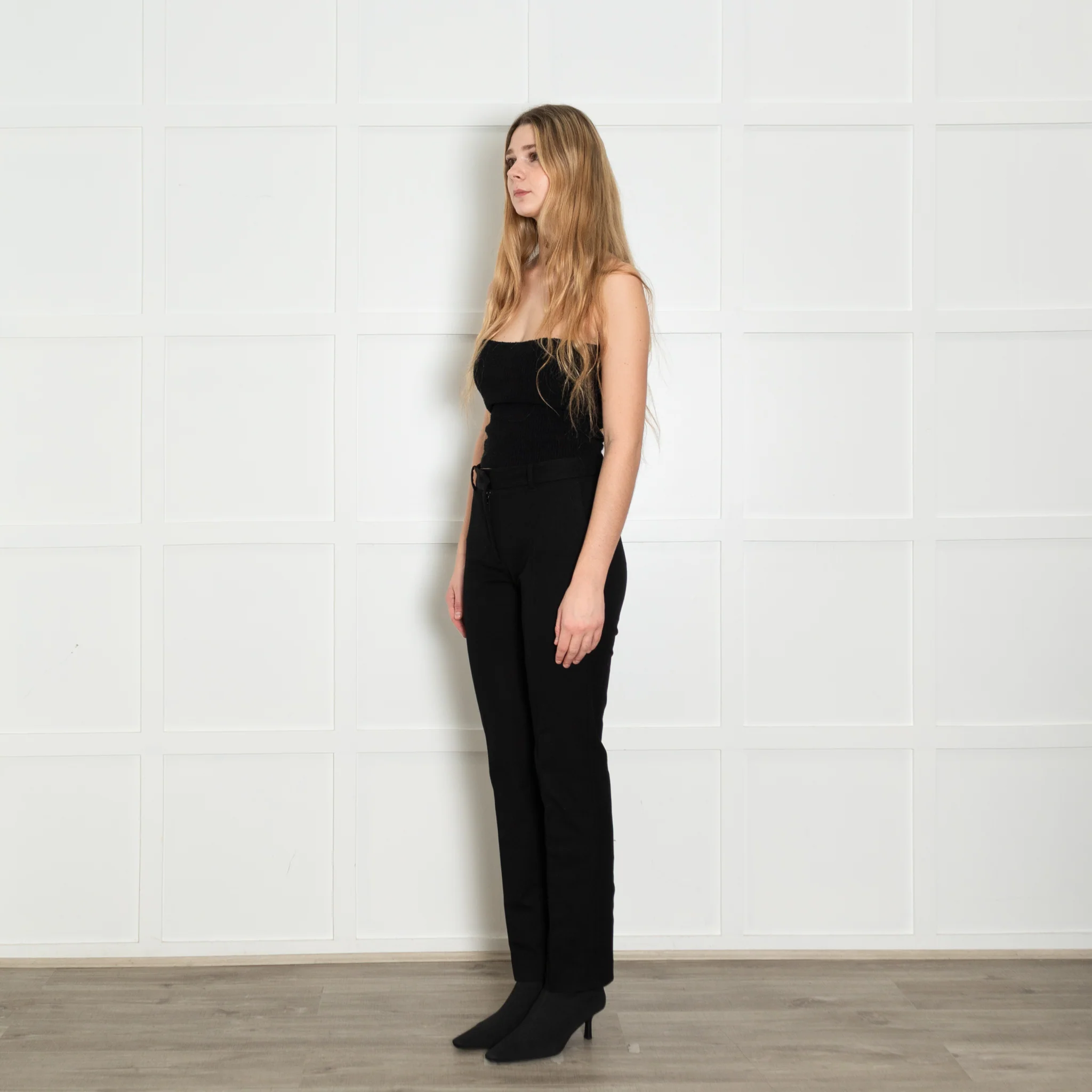 Joseph Black Straight Leg Tailored Trousers - Image 3