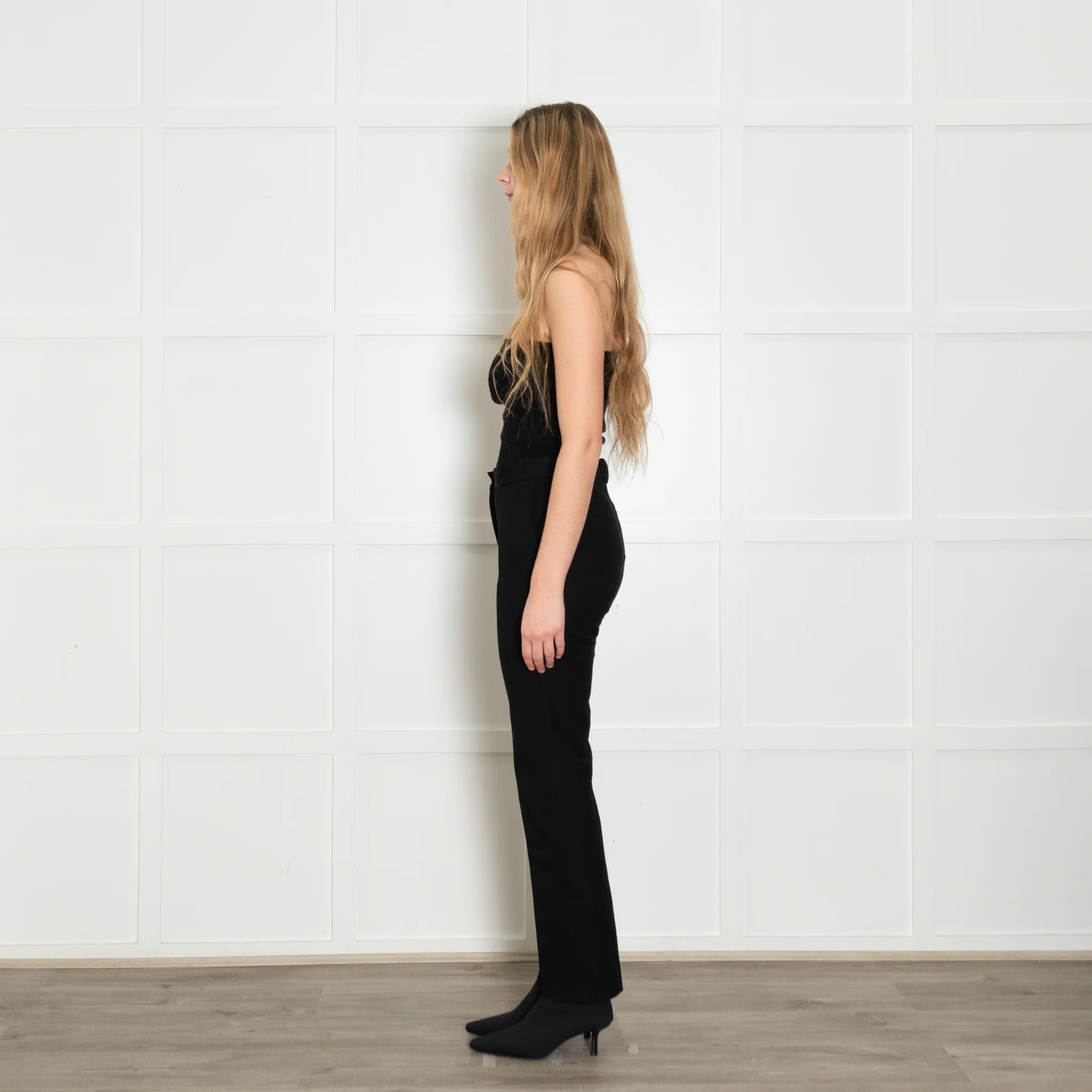 Joseph Black Straight Leg Tailored Trousers - Image 4