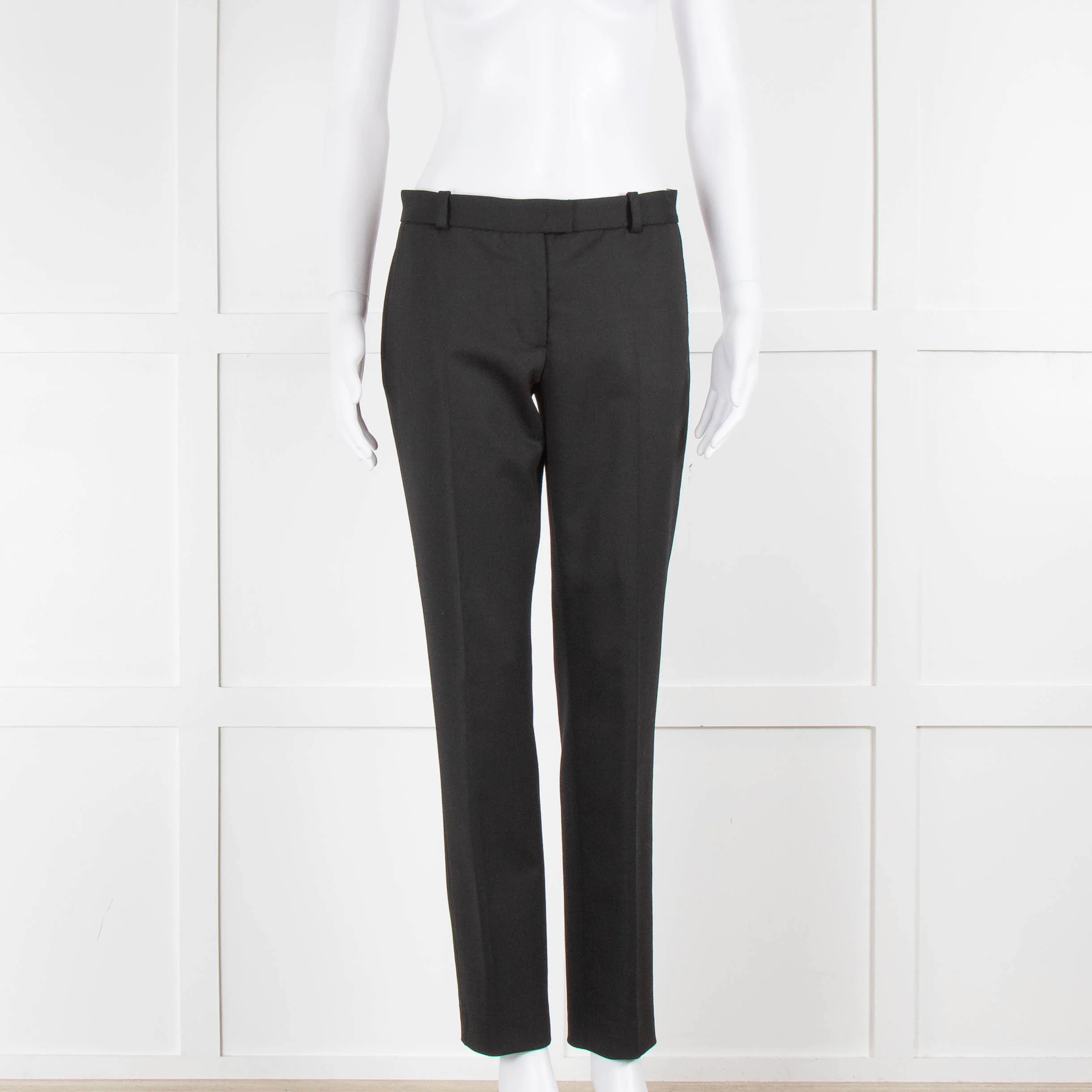 Joseph Black Wool Mix Trousers