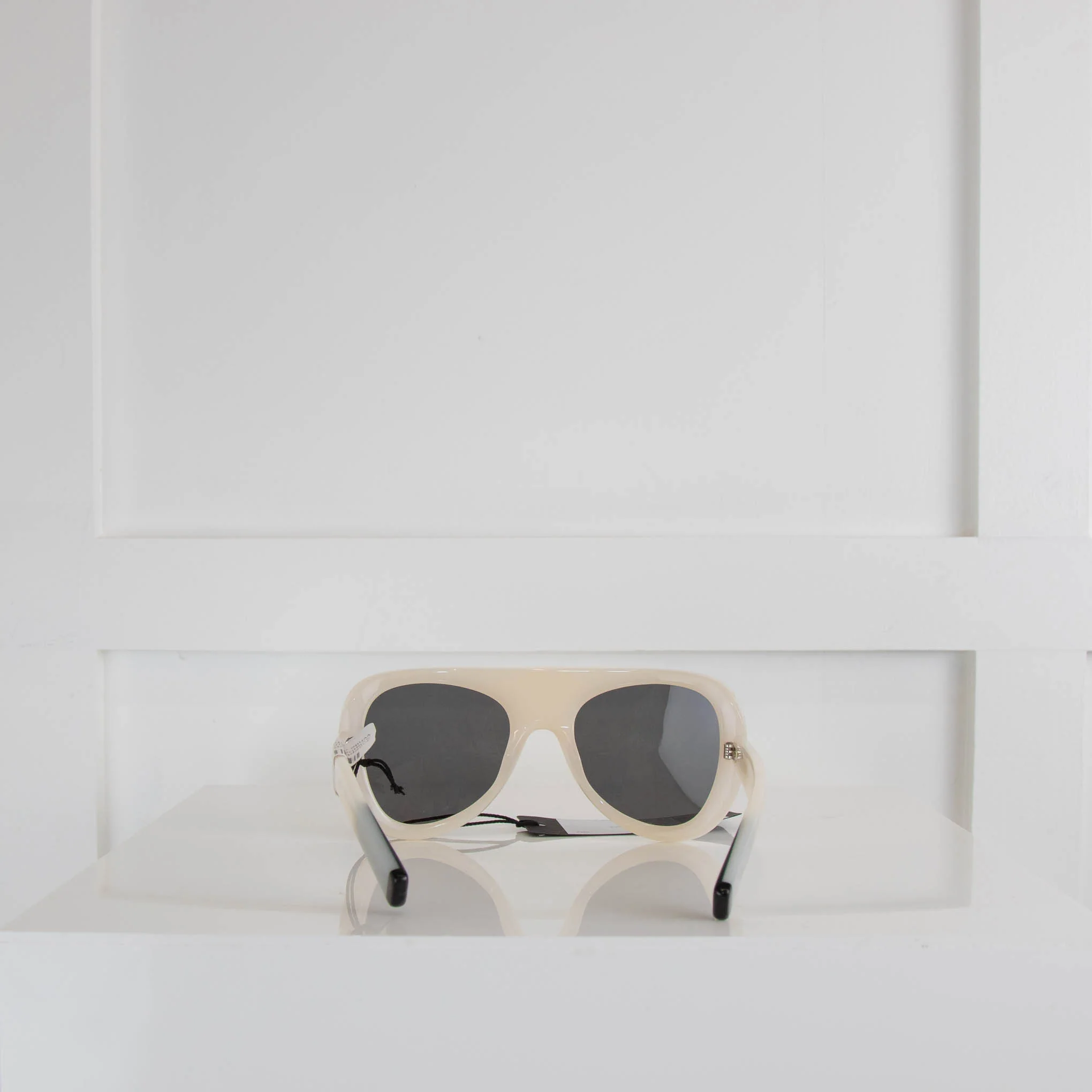 Joseph Cream Chunky Aviator Sunglasses - Image 4