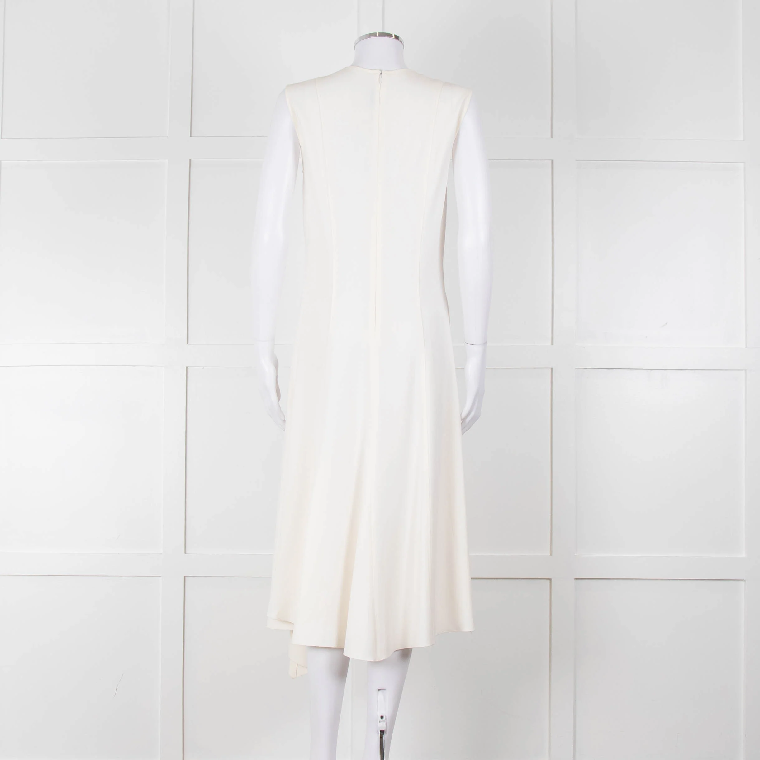 Joseph Cream Sleeveless Midi Dress - Image 5