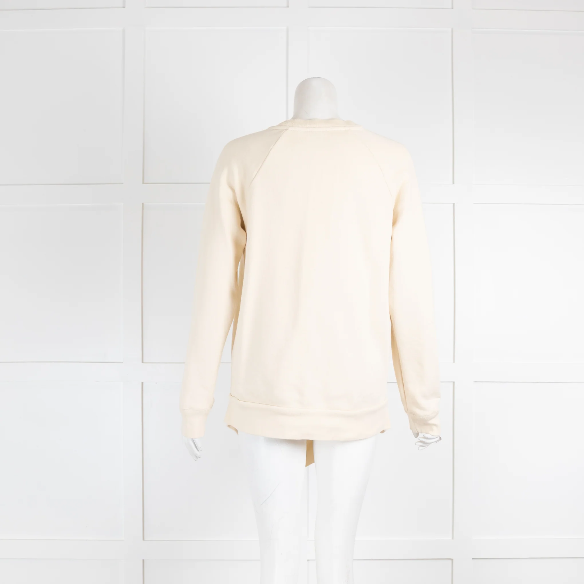 Joseph Cream Tie Front Sweatshirt - Image 3